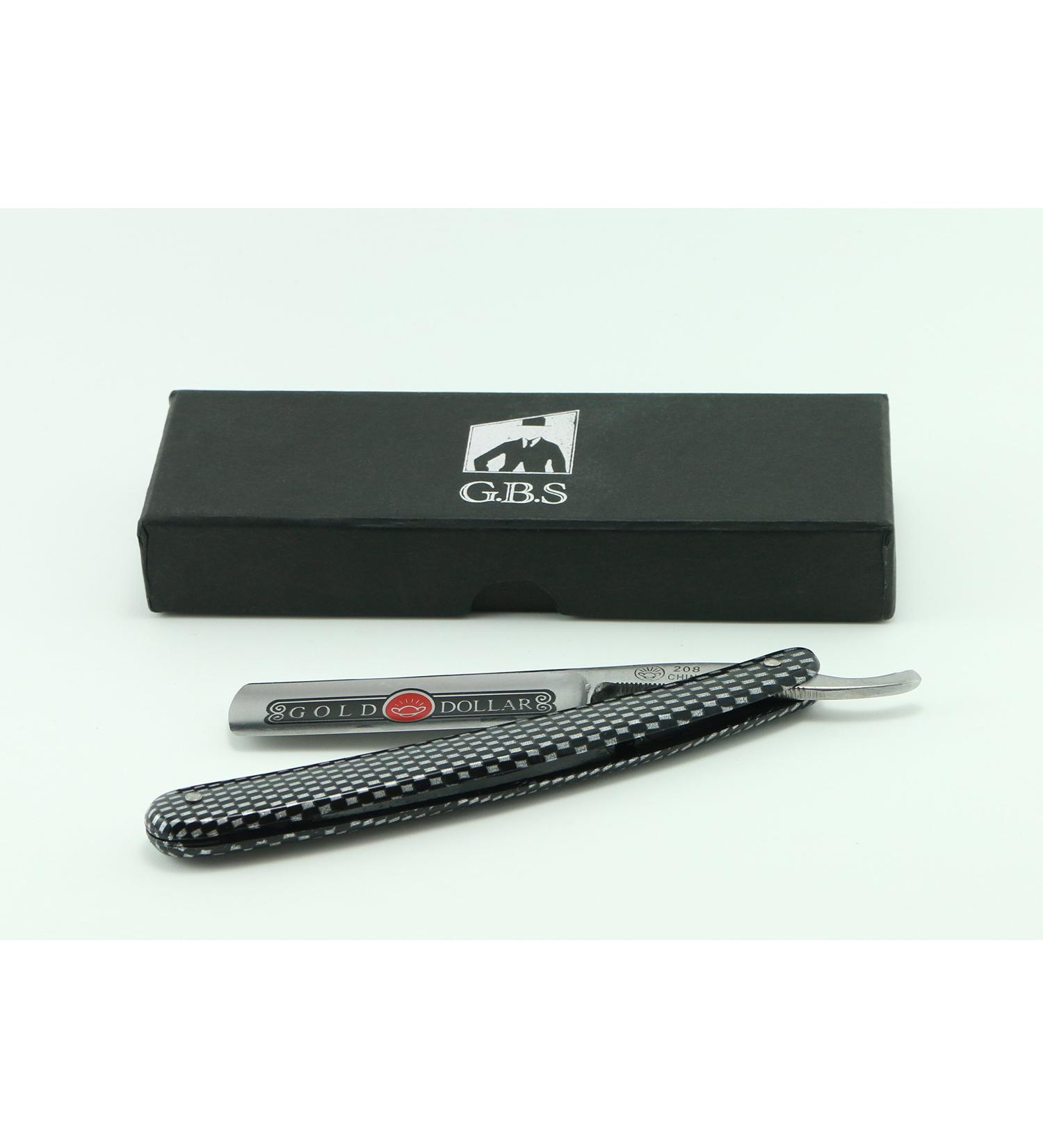Buy GBS Carbon Steel 5/8 Straight Razor - Imitation Carbon Fiber Handle | International Shipping Available - Buy Online on GoSupps.com