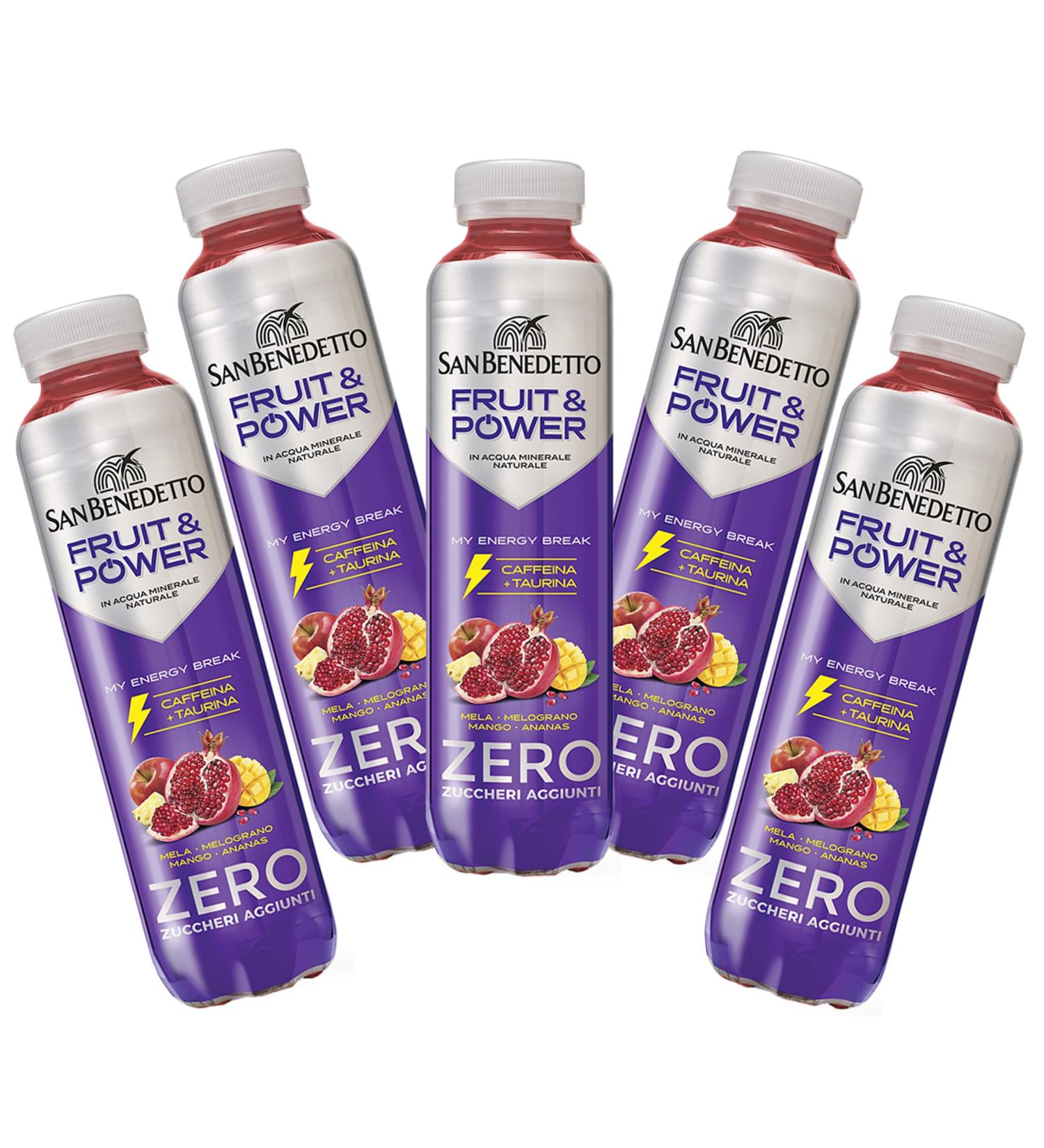  CAIYA 5X Saint Benedict Fruit & Power Zero Apple Flavor Drink Pomegranate Mango Pineapple 400ml 5 Bottles - Summer Drink 2023 - Buy Online on GoSupps.com