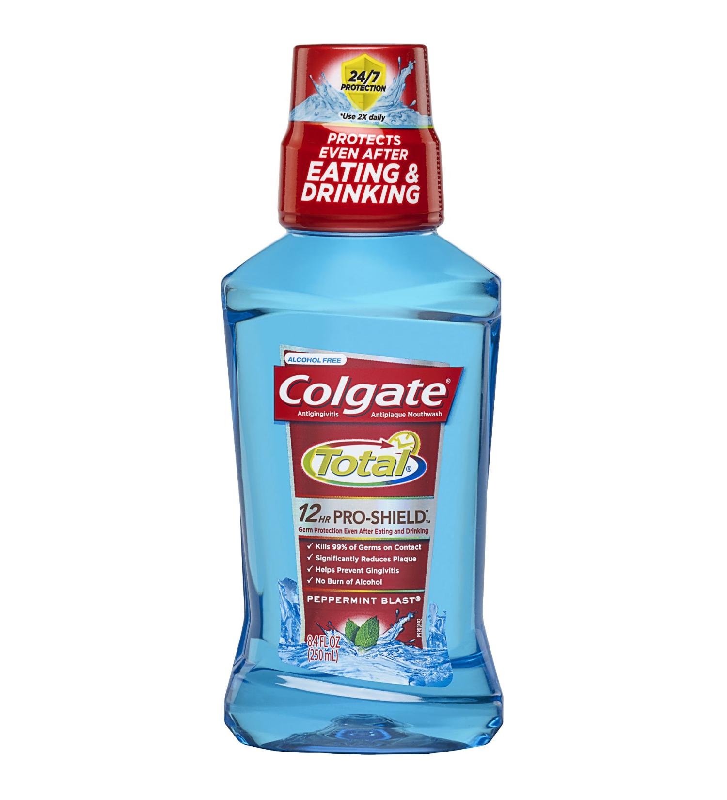 Colgate Total Pro-Shield Mouthwash  Peppermint Blast - 250 mL