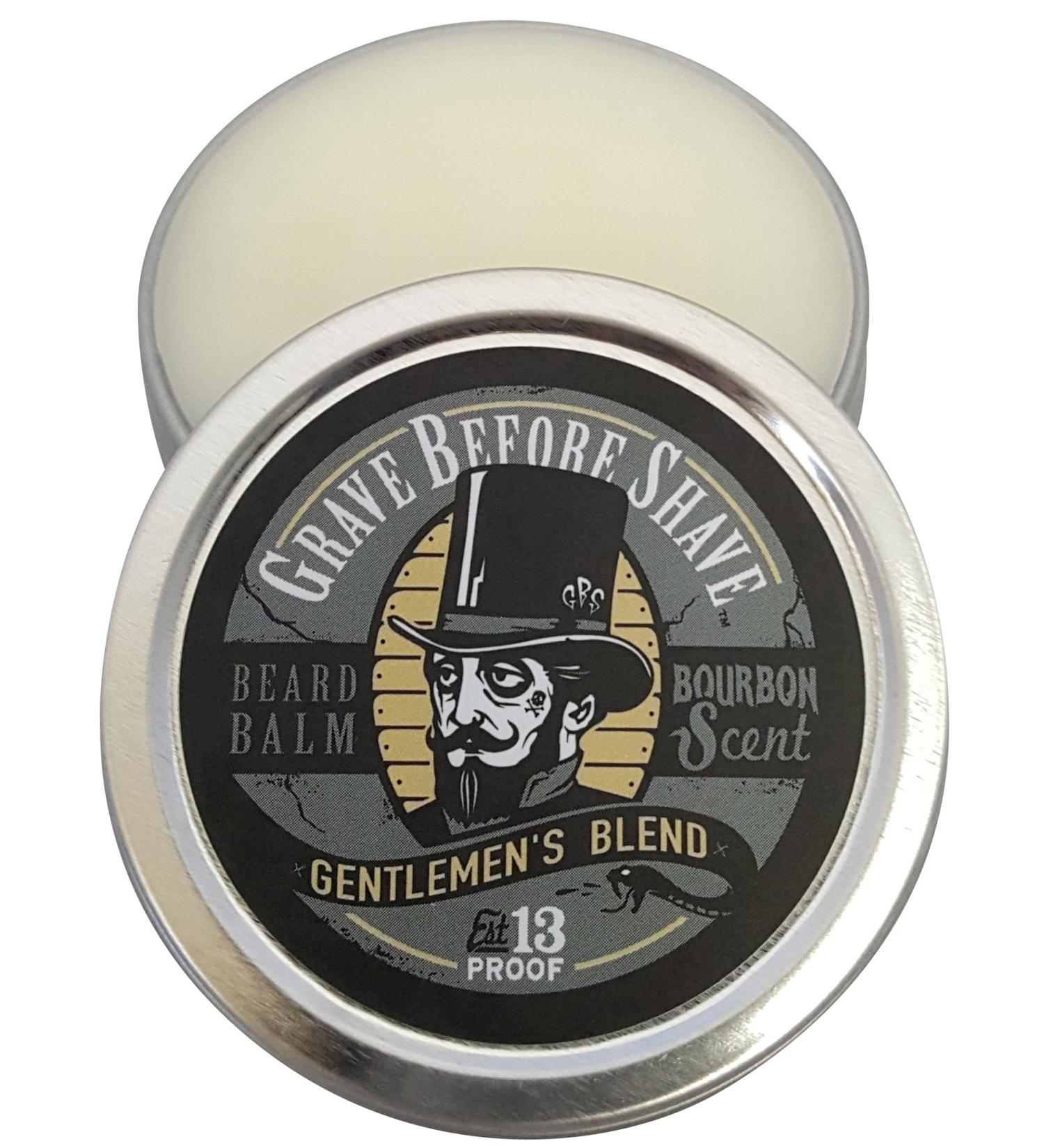 GRAVE BEFORE SHAVE Gentlemen's Blend Beard Balm (Bourbon Scent) (2 oz.) by Grave Before Shave