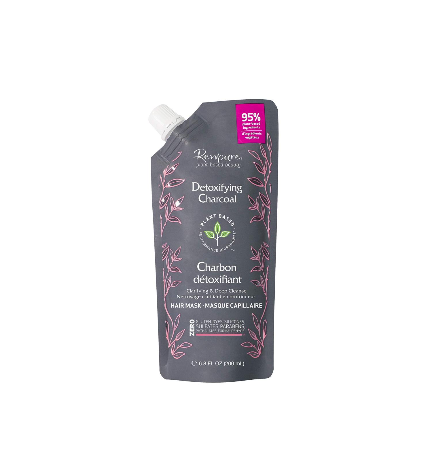 Renpure Detoxifying Charcoal Hair Mask - 6.8 fl oz | Nourish & Revitalize Your Hair - Buy Online on GoSupps.com