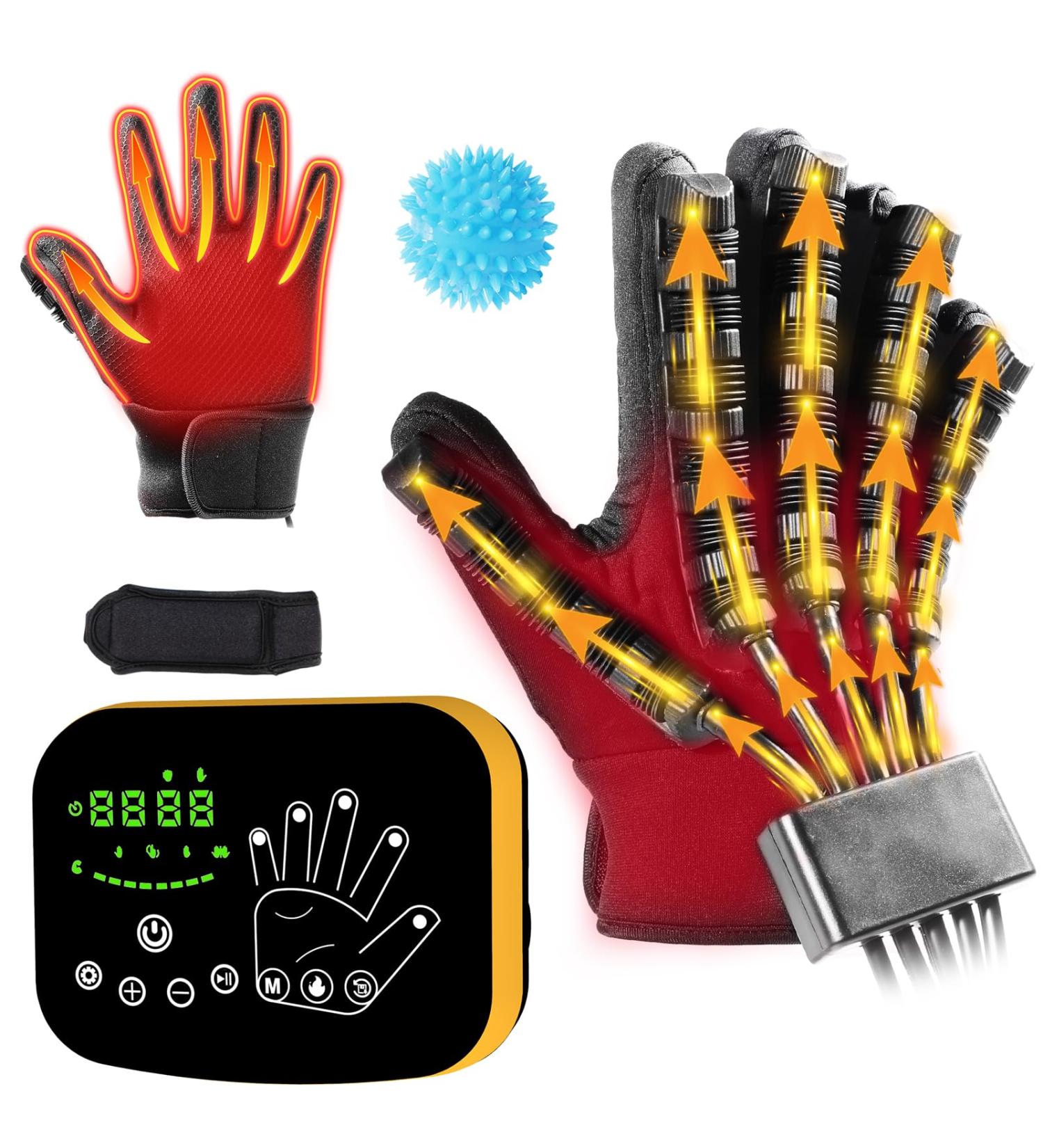 Heated Rehabilitation Robotic Gloves For Stroke Hand Recovery Heated Hand Rehab Robot Glove For Hand Spasticity Cerebral Palsy Hand Training Stroke Hand Stimulator. Left Hand-XL - Buy Online on GoSupps.com