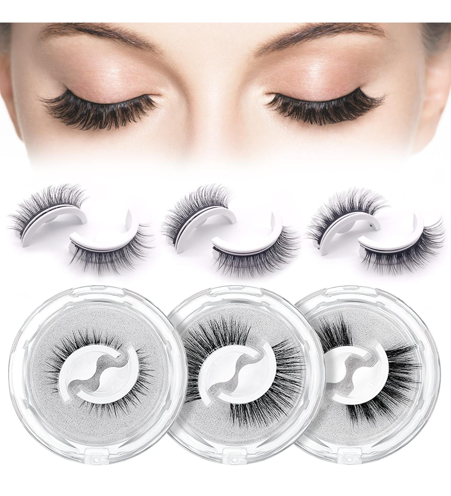 3 Pairs Reusable Self-Adhesive Eyelashes - Waterproof & Natural Look - Easy to Apply - Buy Online on GoSupps.com