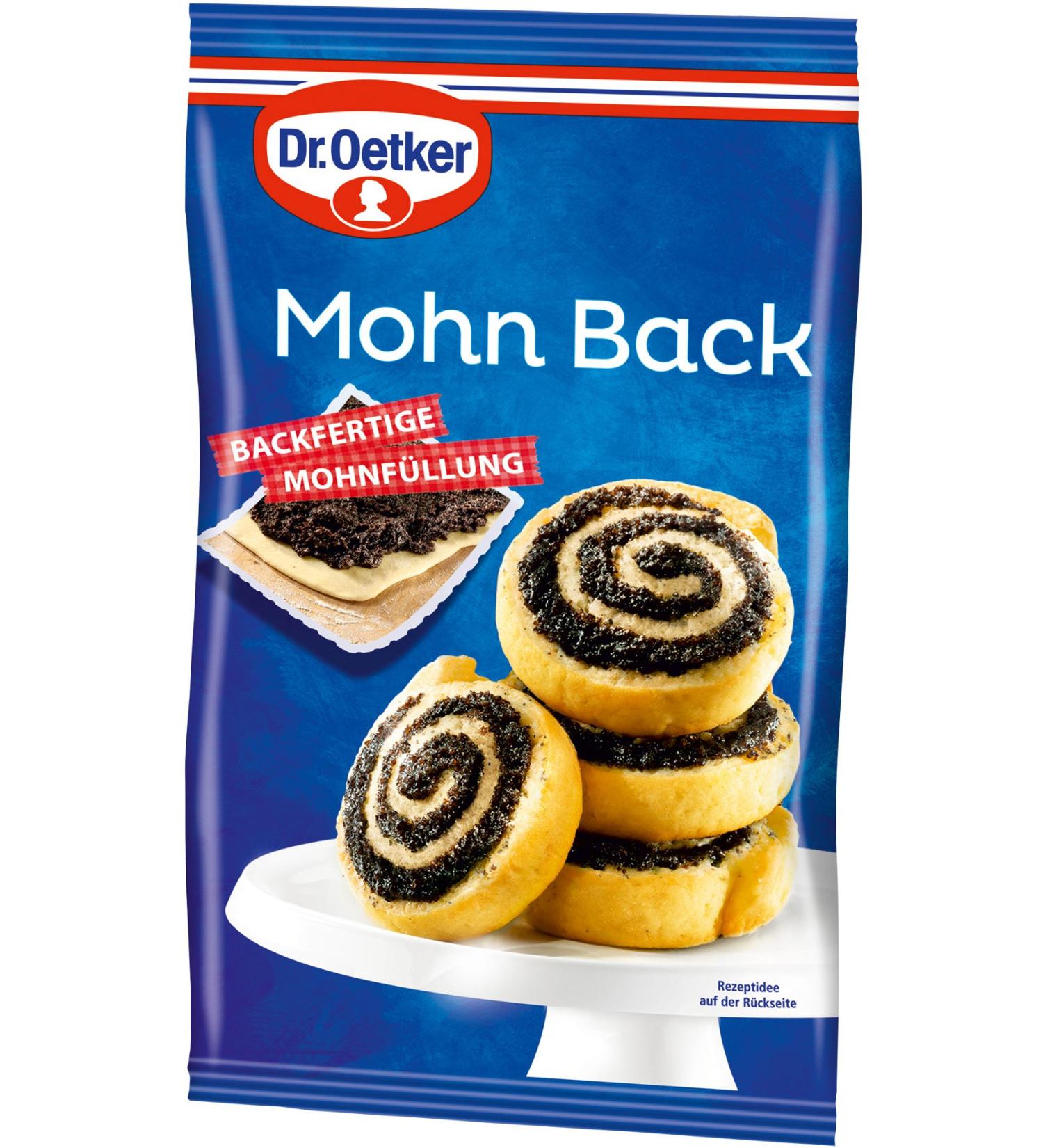 Dr. Oetker Mohnback 250g - Poppyseed Filling 8.8oz