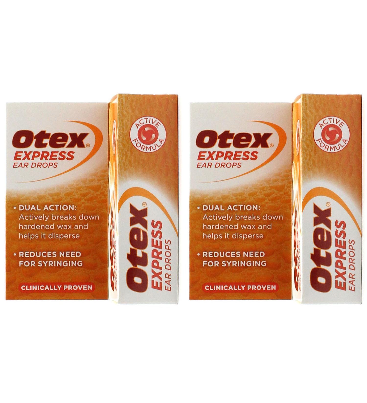 Otex Express Ear Drops 10ml - Pack of 2