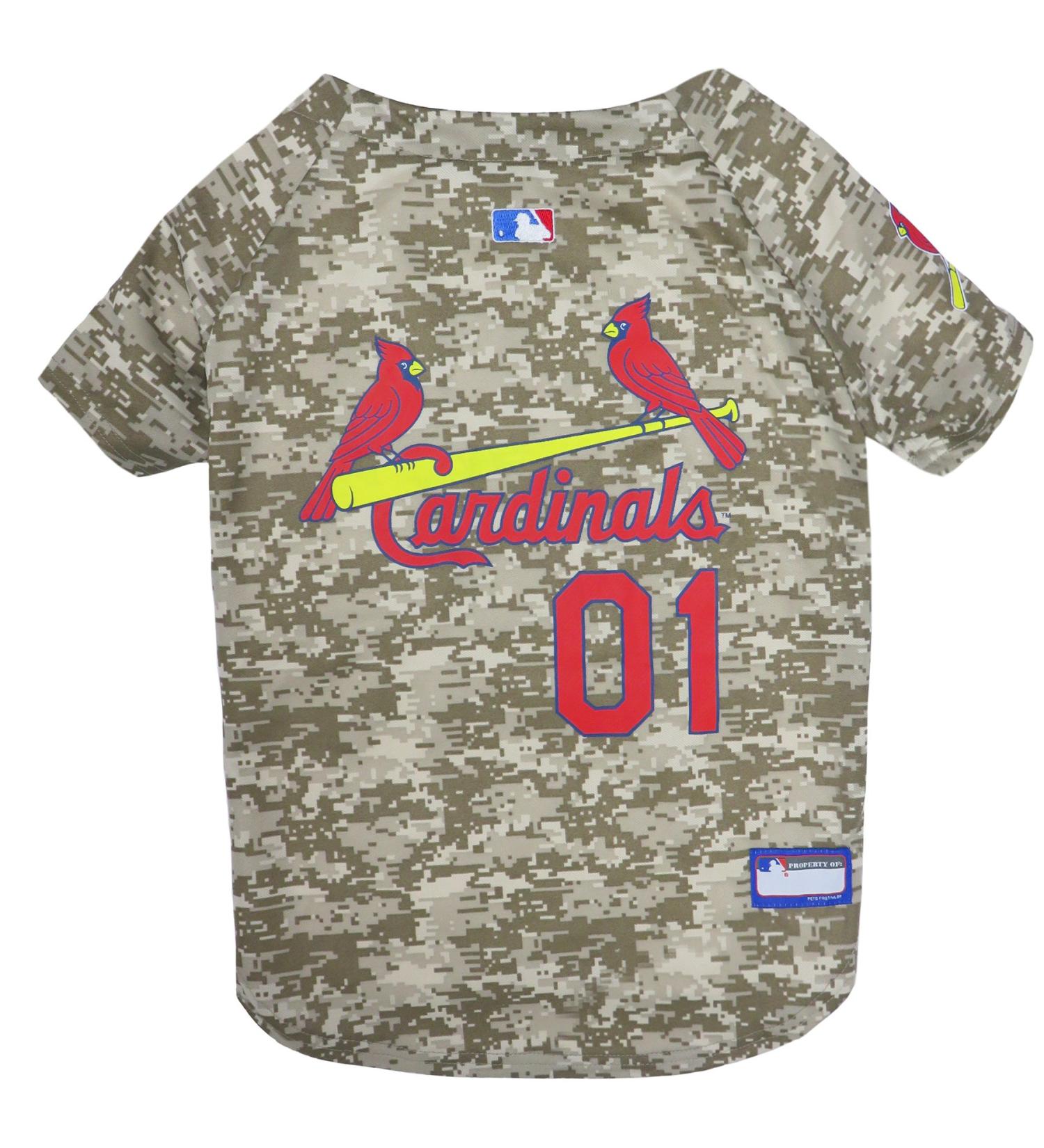 MLB Saint Louis Cardinals Hunting Dog Jersey - Camouflage Pet Jersey (Medium) - Buy Online on GoSupps.com