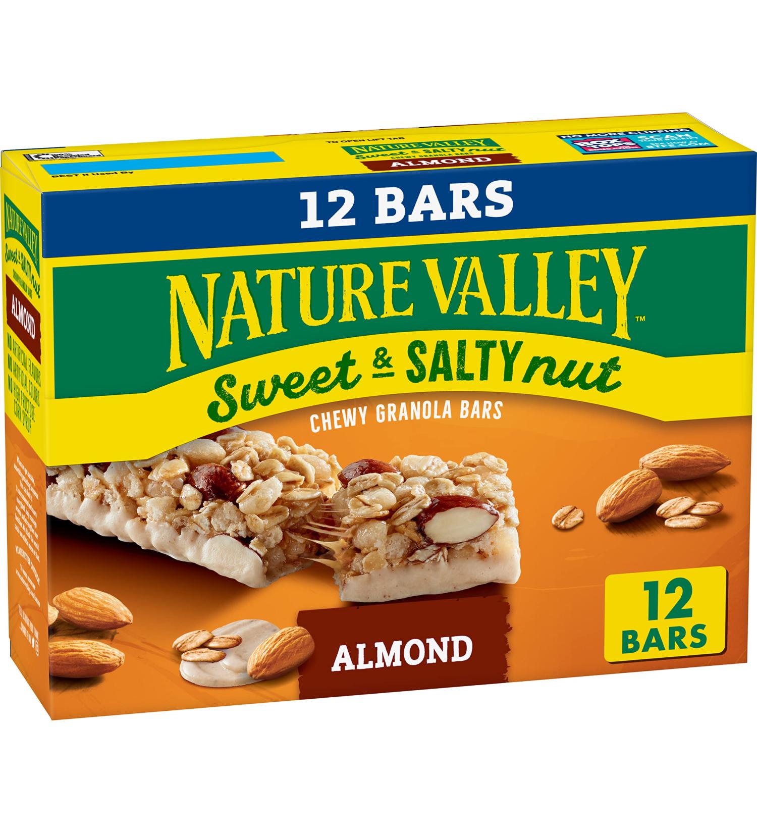 Nature Valley Sweet & Salty Nut Bar Almond Value Pack 12 Count - 14.4 oz Box - Buy Online on GoSupps.com