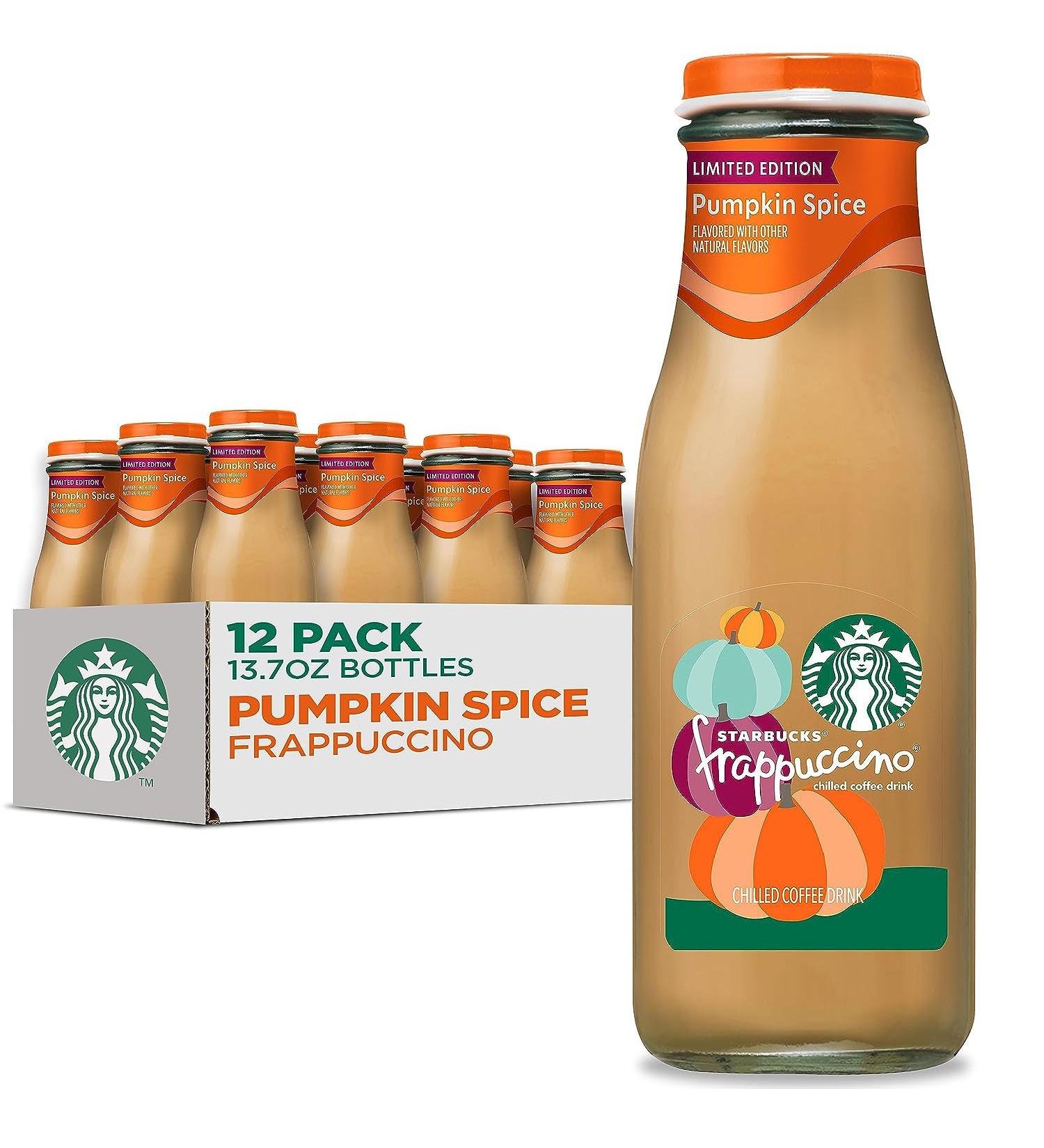 Starbucks Pumpkin Spice Frappuccino 13.7oz Bottles (12pk) - Buy Online on GoSupps.com