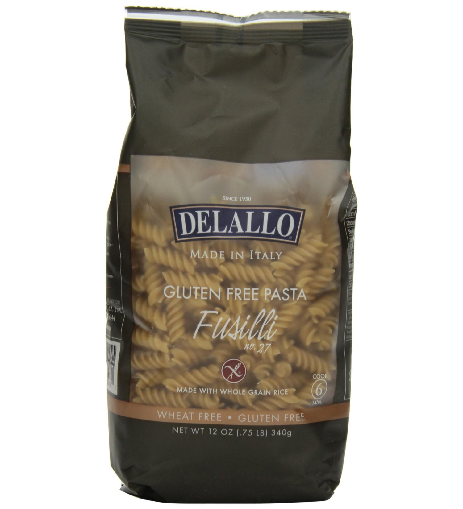 Buy DeLallo Gluten Free Fusilli Pasta - 12 Ounce | Healthy & Delicious - Buy Online on GoSupps.com