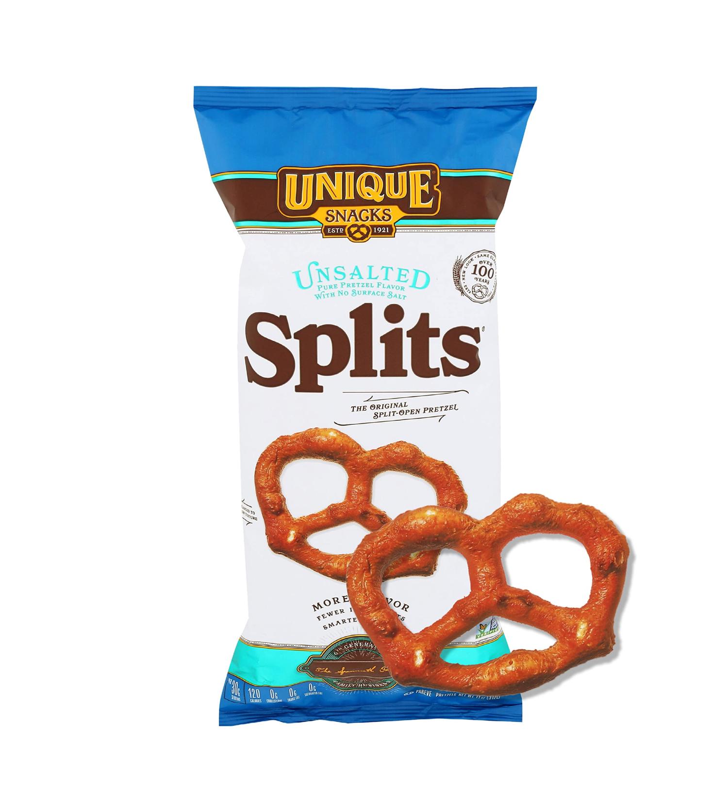 Unique Snacks Unsalted Splits - 11 Oz Pack of 3 | Healthy Snack Option - Buy Online on GoSupps.com