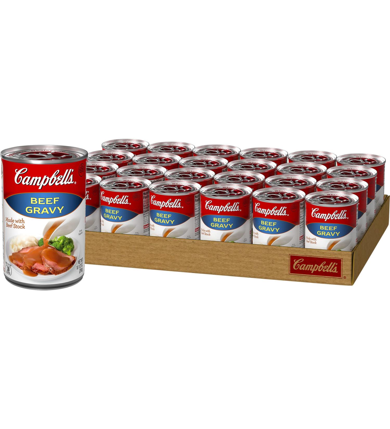 Campbell's Beef Gravy 10.5 oz. Can - Pack of 24 - Buy Online on GoSupps.com