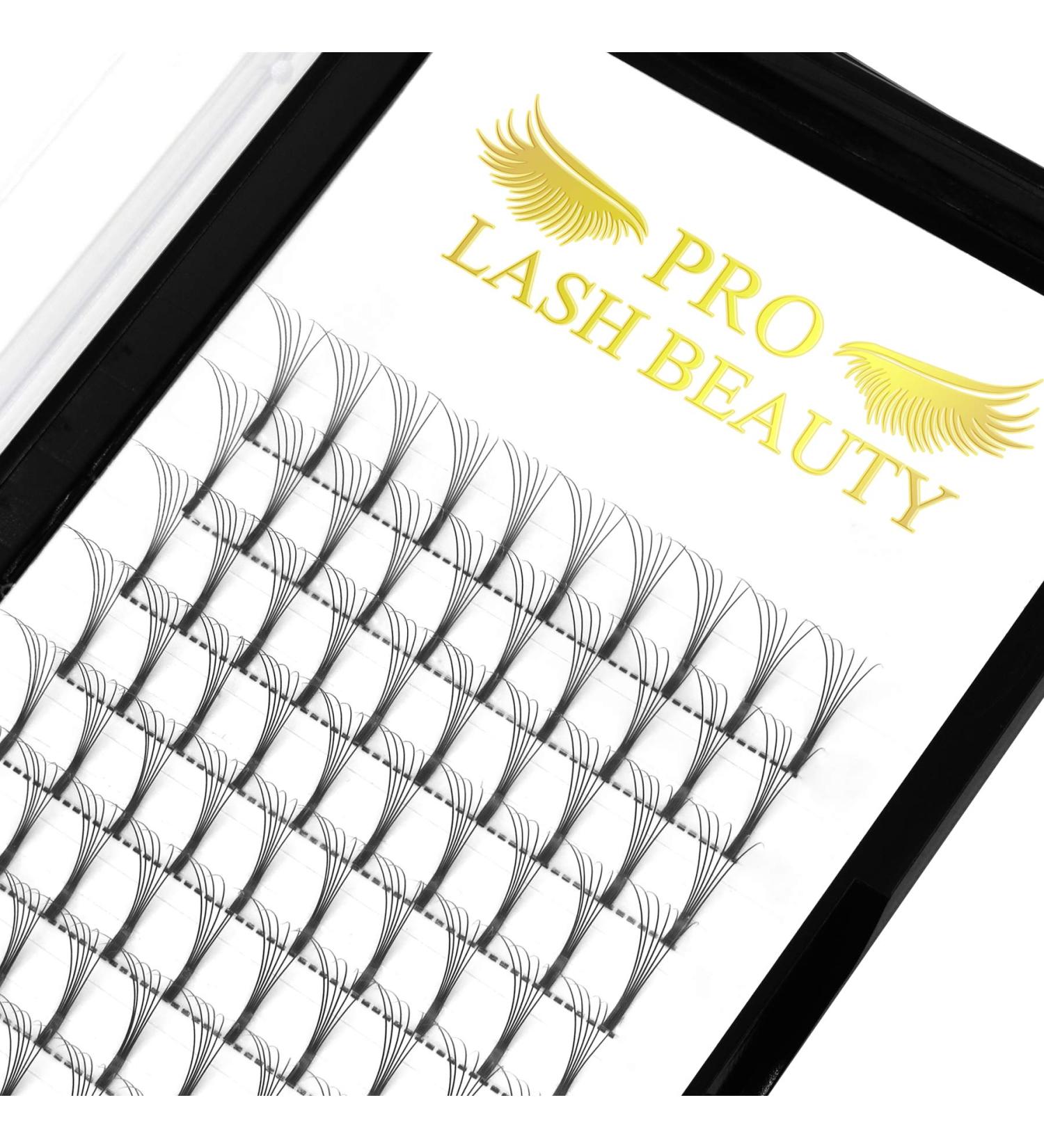 6D-C-0.10-14 Long Stem Pre-Made Fan Russian Volume Lashes 0.07 0.10 - C D Curl 14mm CG - Premade Fans Eyelash Extensions - Buy Online on GoSupps.com