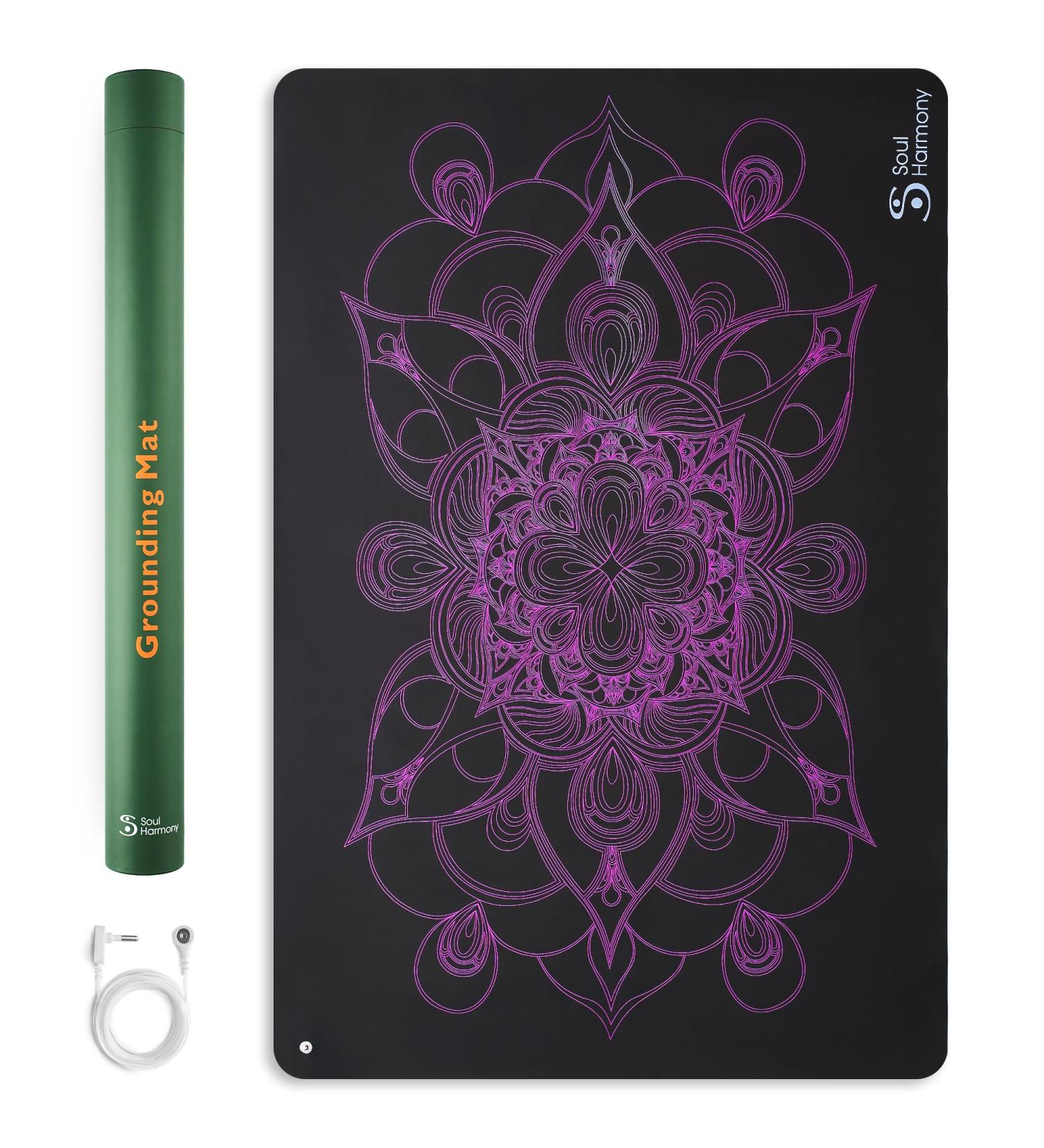 Grounding Mat 60x80 cm - Premium Foot Grounding Mat for Natural Healing & Wellbeing - Buy Online on GoSupps.com