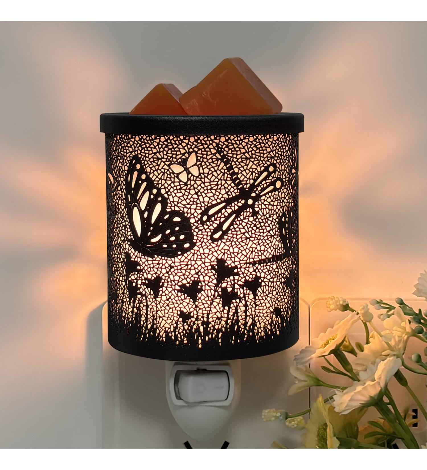 Butterfly Wax Warmer | Candle Wax Burner | Home Office Decoration & Unique Gifts | Dragonfly/Butterfly Design - Buy Online on GoSupps.com