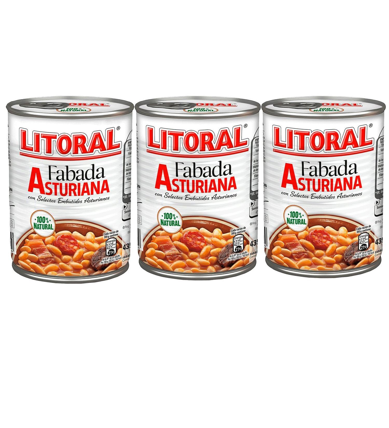 Fabada Asturiana Litoral 435gr - [Pack 3]