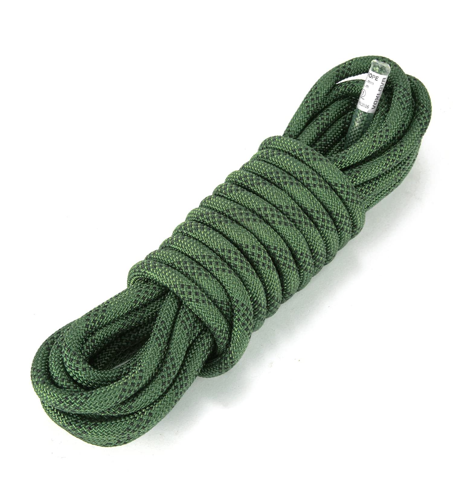 VOXLOVA Rock Climbing Rope  Outdoor Static Climbing Rope  10mm High Strength Safety Rope  Hiking Tree Climbing Fire Escape Rappelling Rope  Fire Rescue Rope 10M(32ft) 20M(65ft) Army Green 32ft - Buy Online on GoSupps.com