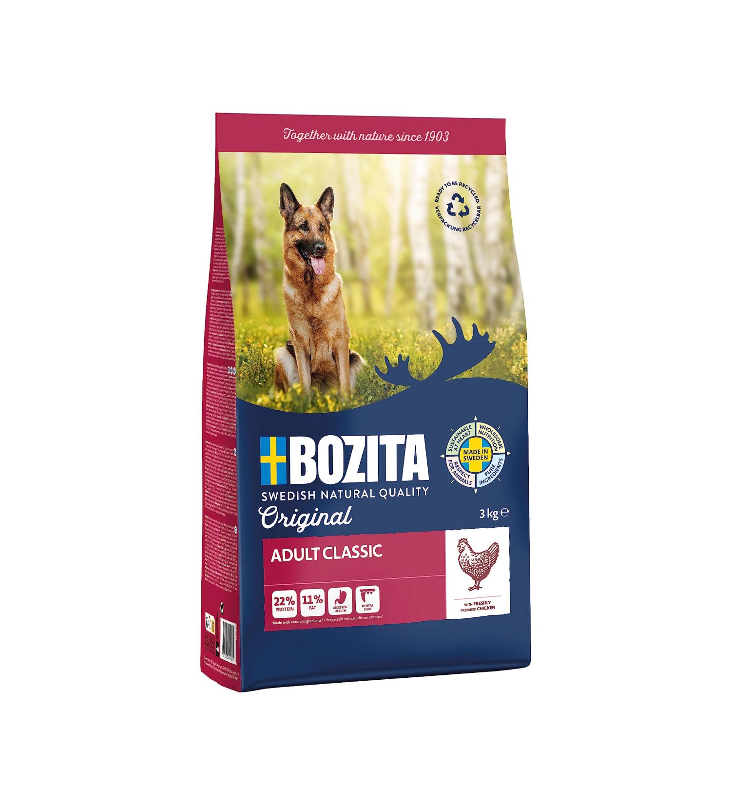 Bozita Dog Original Adult Classic 3 kg - Buy Online on GoSupps.com