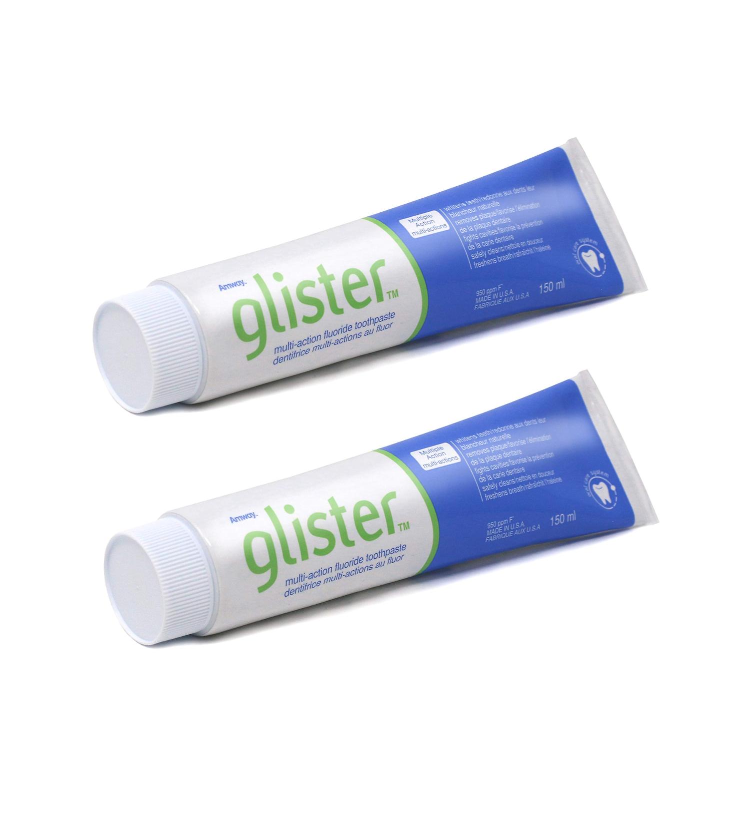 Multi-action toothpaste Contains REMINACT GLISTER - Pack 2 x 150 ml / 200 g