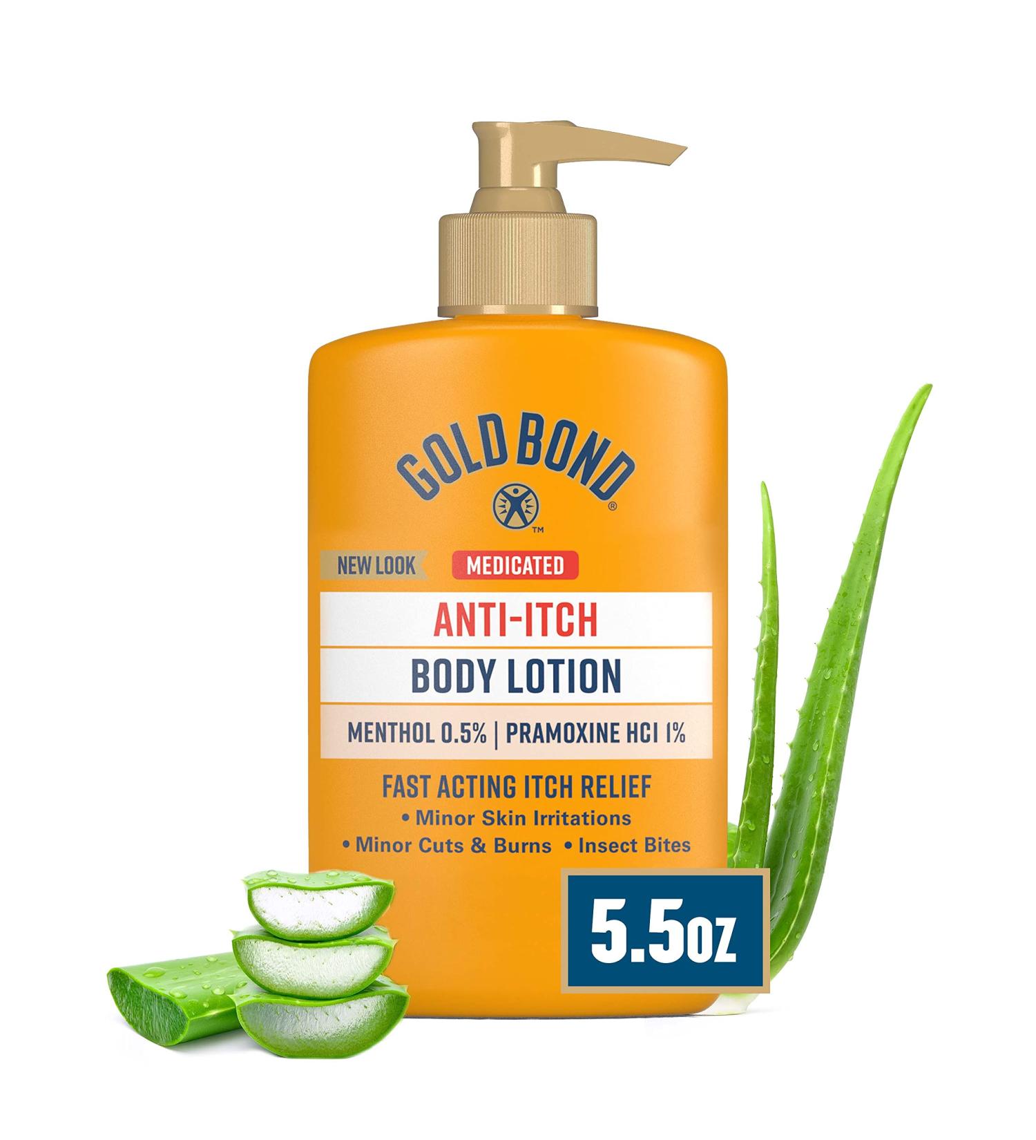 Gold Bond Medicated Anti-Itch Lotion 5.5 oz (Pack of 4) - Intensive Relief for Dry, Itchy Skin - Buy Online on GoSupps.com
