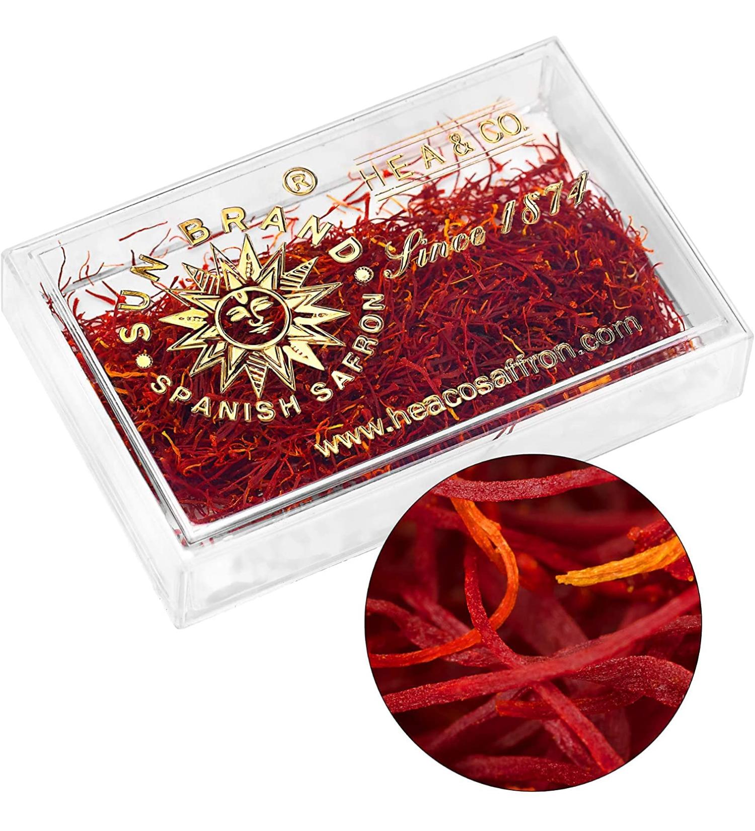 Sewanti Saffron Threads 1 Gram Package by Sun Brand - Grade A+ Spanish Origin from HEA&Co Multicolor - Buy Online on GoSupps.com
