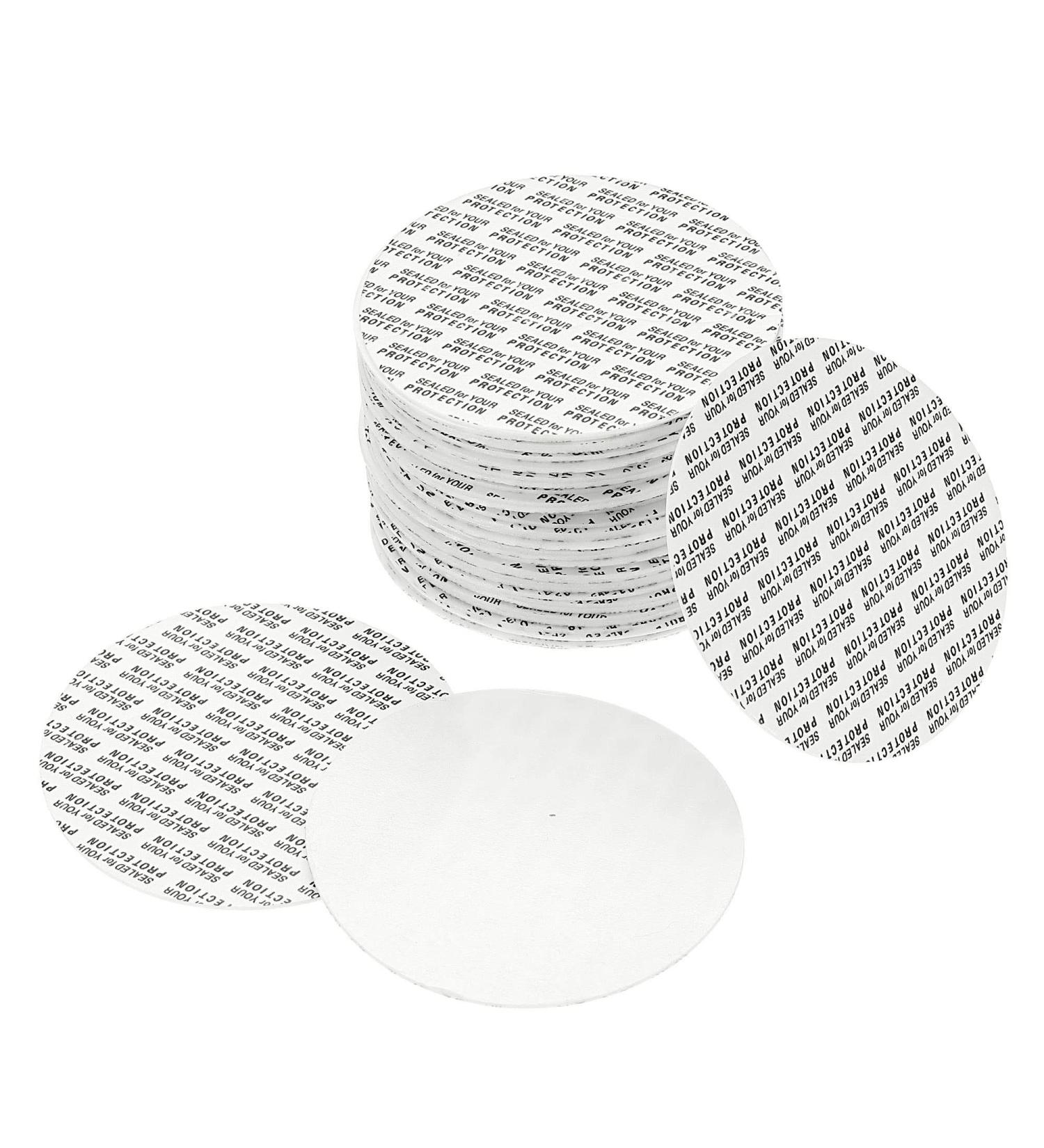 PATIKIL 76mm/2.99" Foam Lid Liner 50 Pack PS Foam Resistant Tamper Pressure Sensitive Seal for Bottle Cap Liners Seals - Buy Online on GoSupps.com