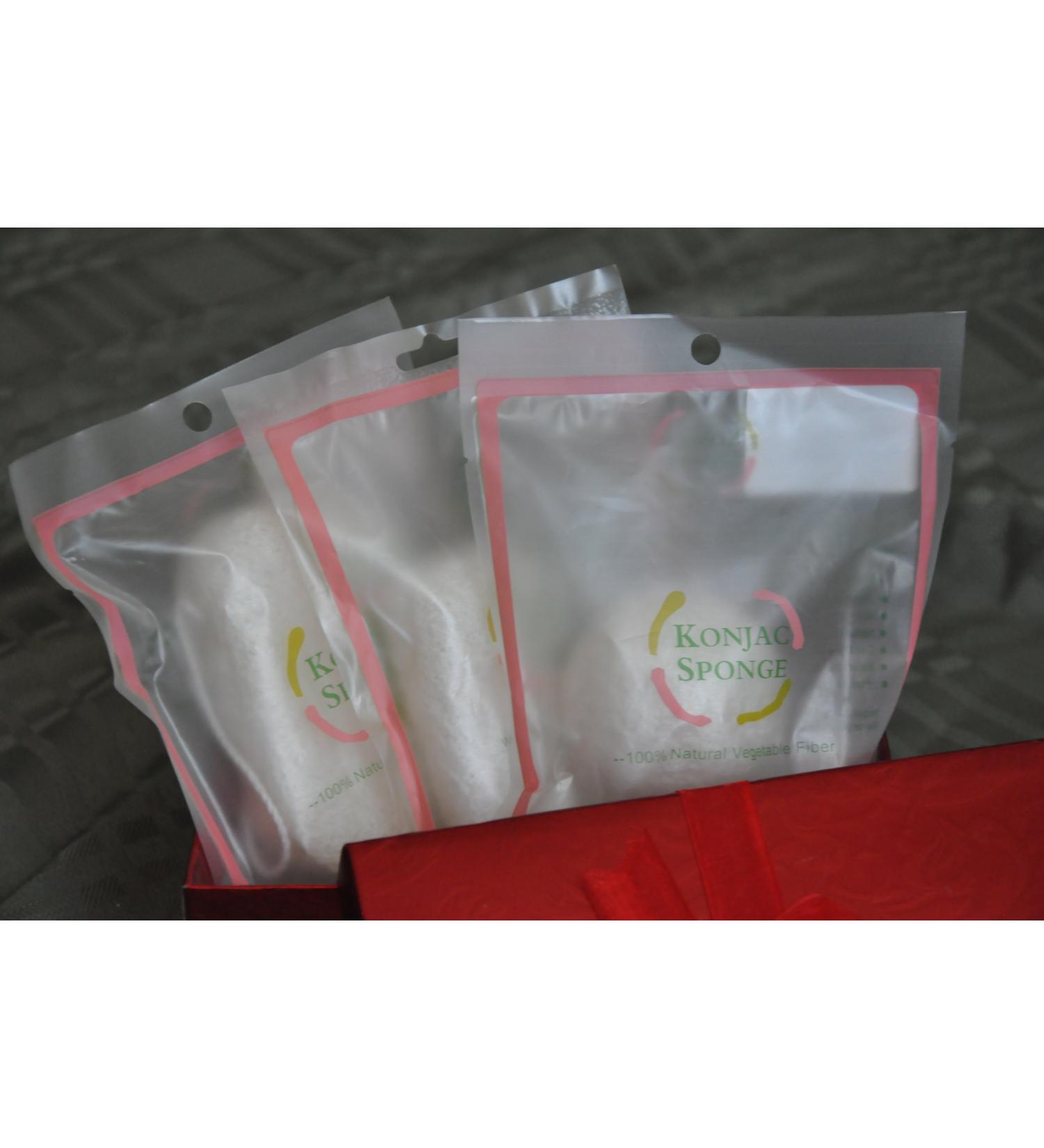 All Natural Sponges Gift Set - Small Round Mid-Rectangle & Large Rectangle | Eco-Friendly Bath Essentials - Buy Online on GoSupps.com