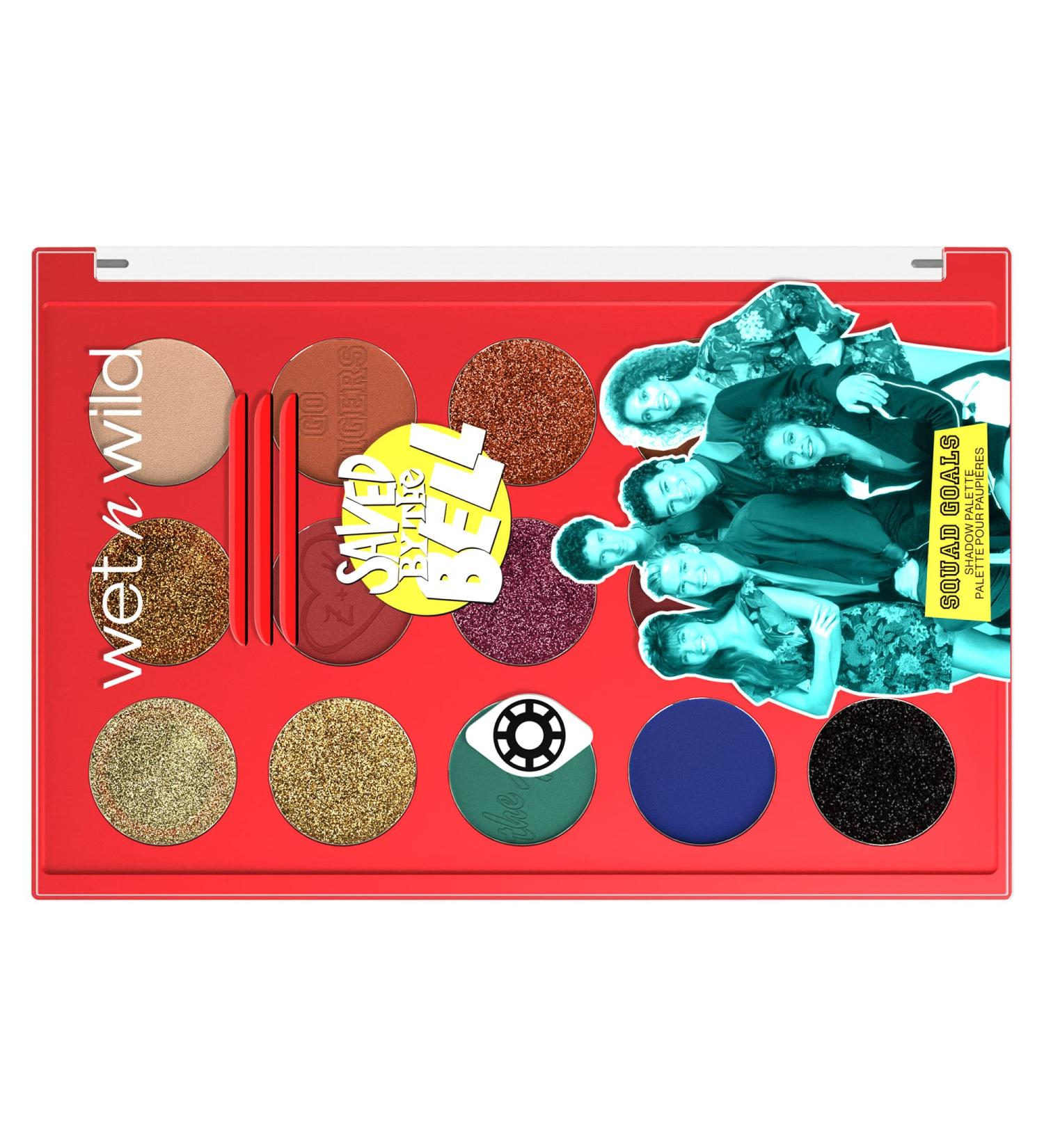 Buy Wet n Wild Saved By The Bell Squad Goals Shadow Palette - Blendable Makeup Pigments with Shimmer Matte & Sparkle Finishes - International Shipping Available - Buy Online on GoSupps.com