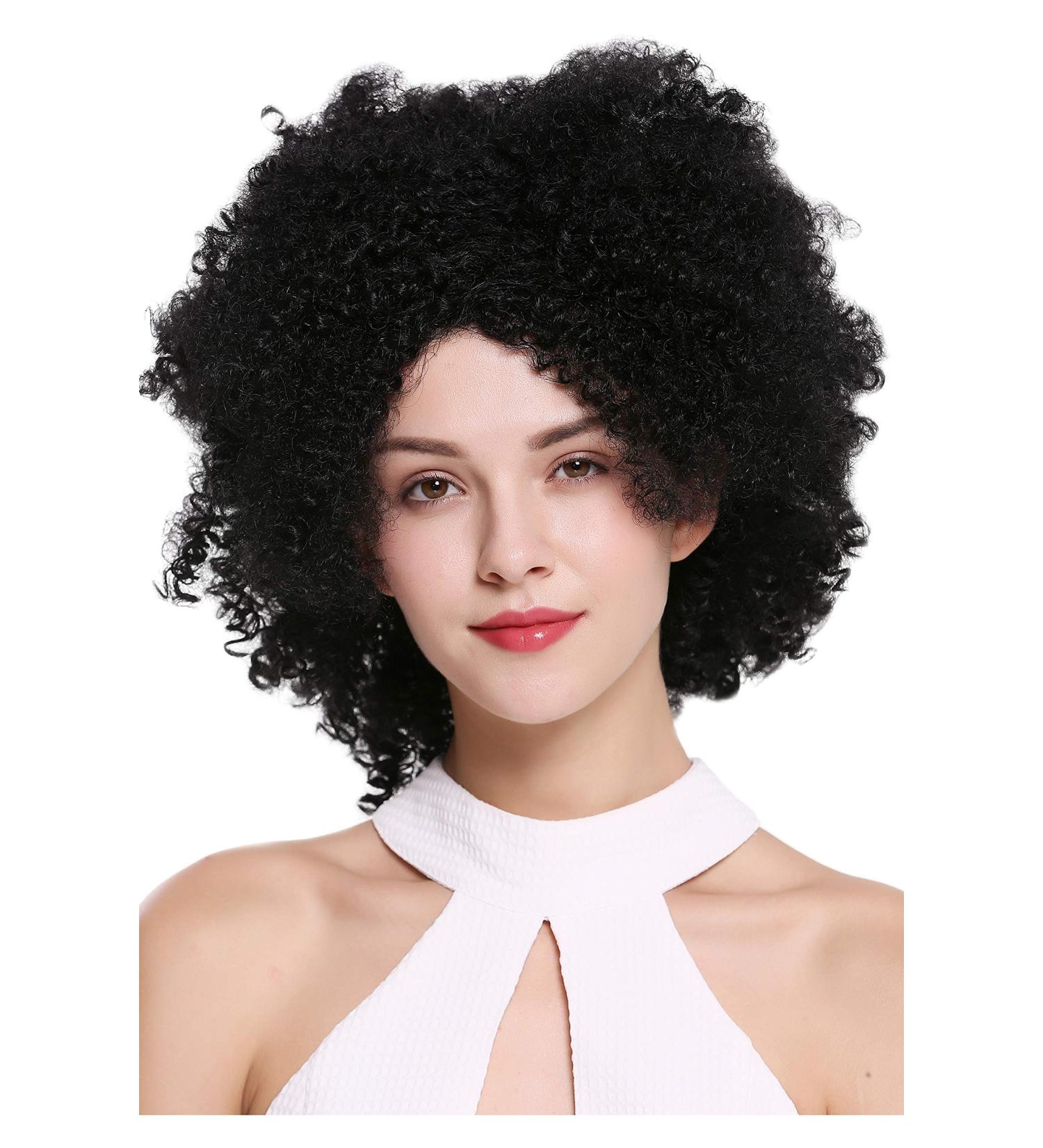 WIG ME UP ZM-1586-1 Curly Afro Wig for Women | Voluminous Caribbean Curls in Black - Shop Internationally! - Buy Online on GoSupps.com