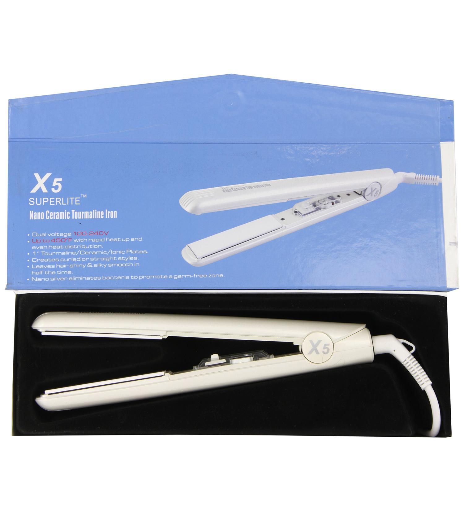 Premium 1-Inch Flat Iron Lightweight 9 Ounce Professional Hair Straightener for Effortless Styling | International Shipping Available - Buy Online on GoSupps.com