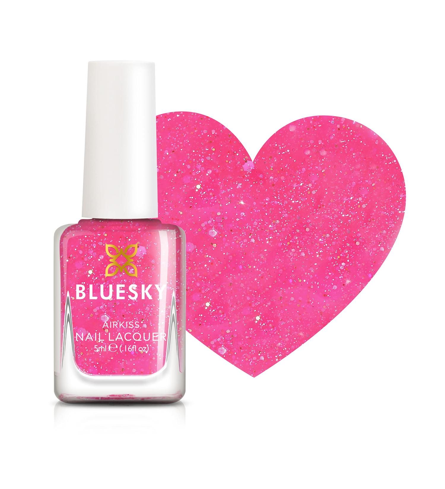 Bluesky Kids Nail Varnish PIXIE DUST Pink - Non-Toxic Water-based Nail Polish 5ml - Buy Online on GoSupps.com