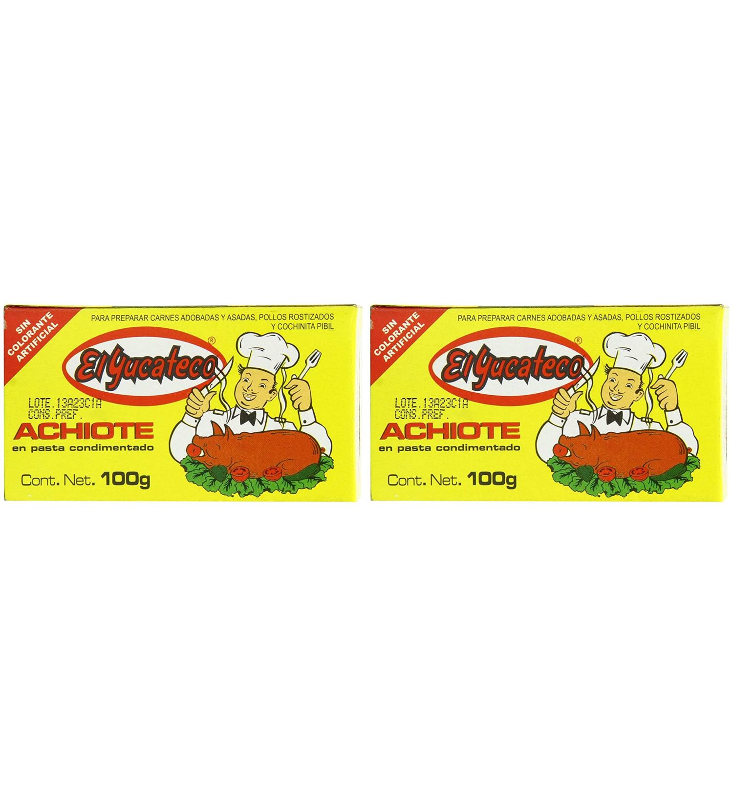 El Yucateco P te Achiote lot de 2 .2 Pack