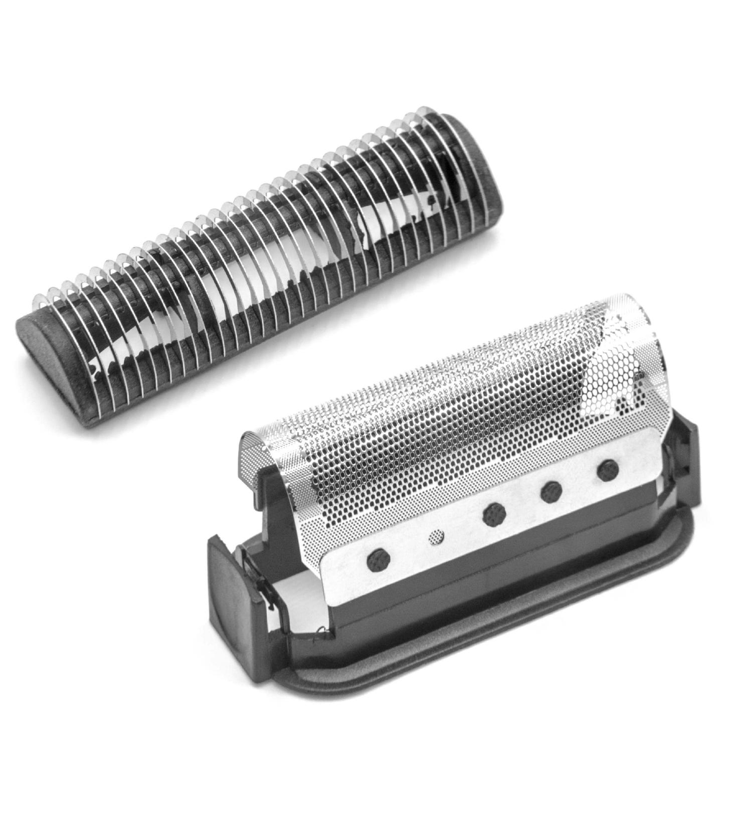 Buy vhbw Combo Pack 2x Shaving Parts for Braun Micron 808 | Compatible Foil & Knife Block | Black/Silver - Fast International Shipping - Buy Online on GoSupps.com