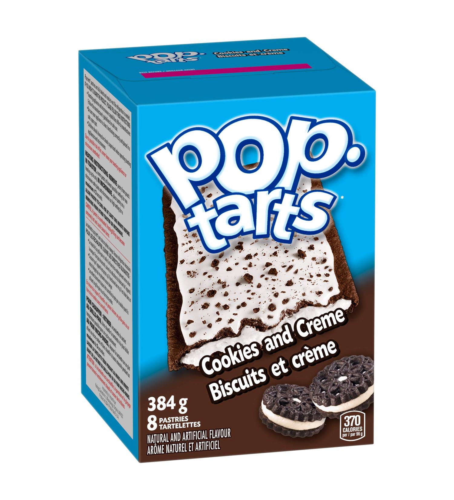 Pop-Tarts Cookies & Cream 32-Count Toaster Pastries - Delicious Treat for Breakfast or Snack - Buy Online on GoSupps.com