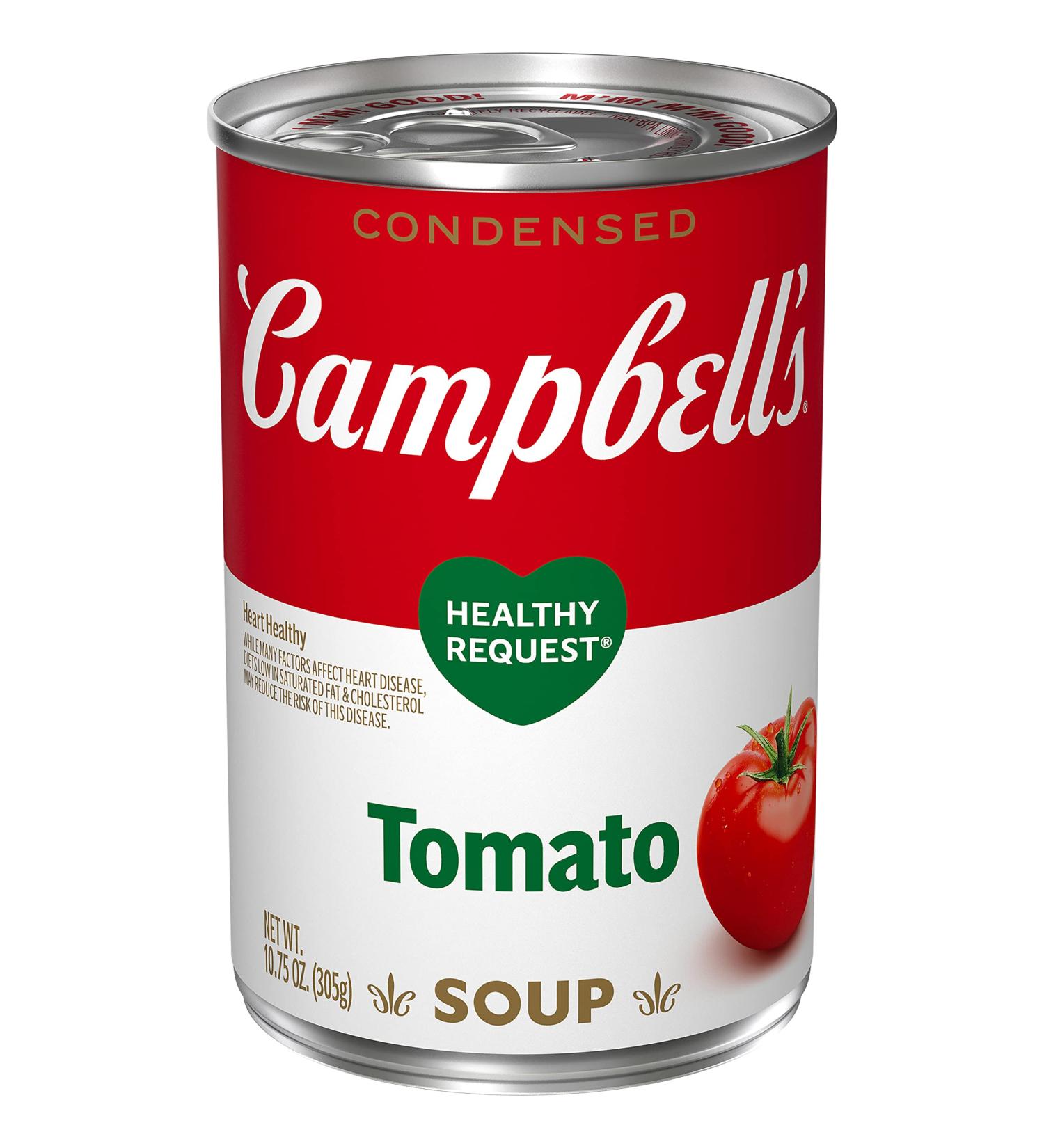 Campbell's Healthy Request Tomato Soup 10.75 oz - Low Sodium, Heart-Healthy - Buy Online on GoSupps.com