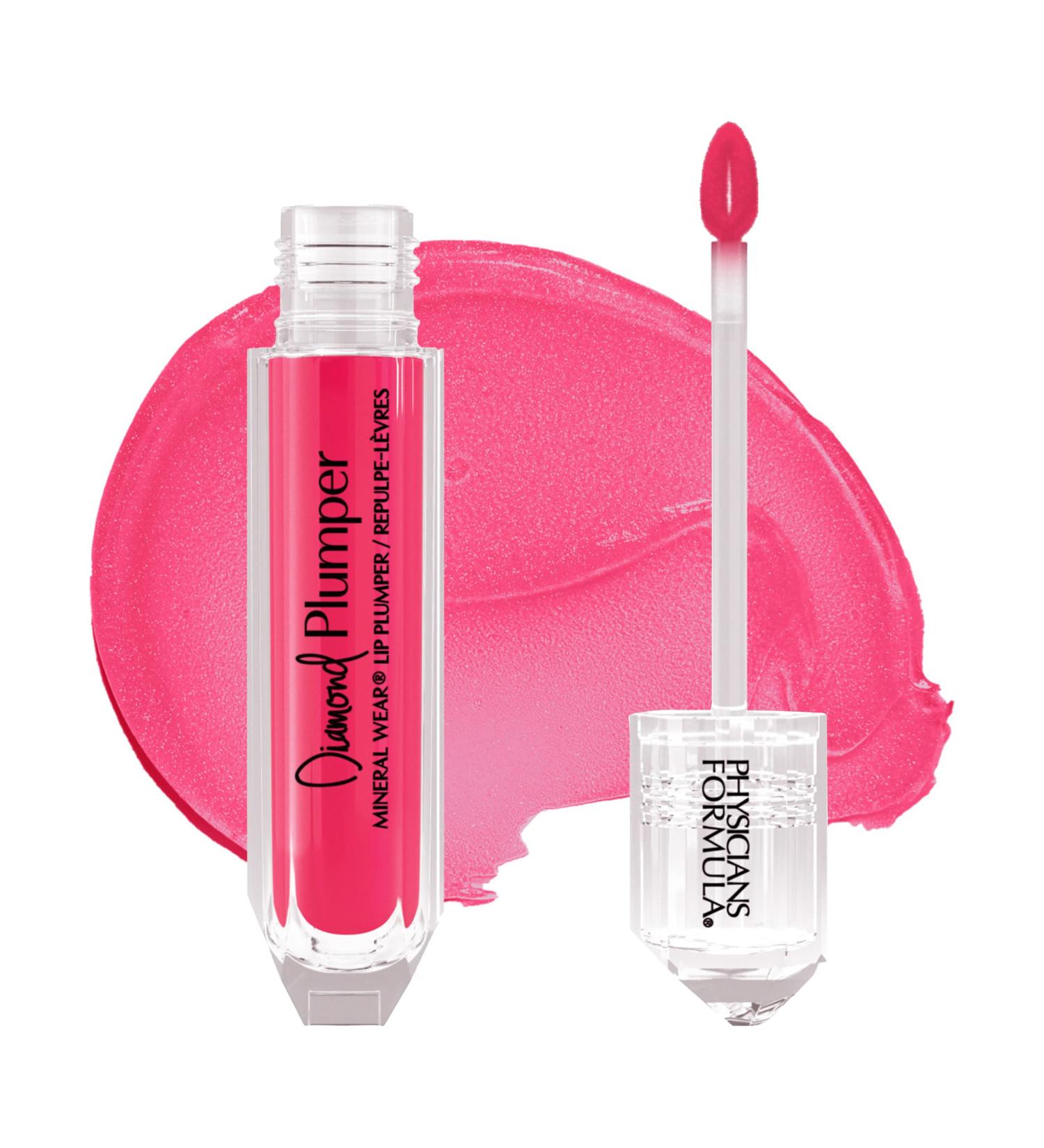 Physicians Formula Mineral Wear Diamond Lip Plumper Gloss 0.17 Fl Oz - Dermatologist Tested Pink Radiant Cut - Pack of 1 - Buy Online on GoSupps.com