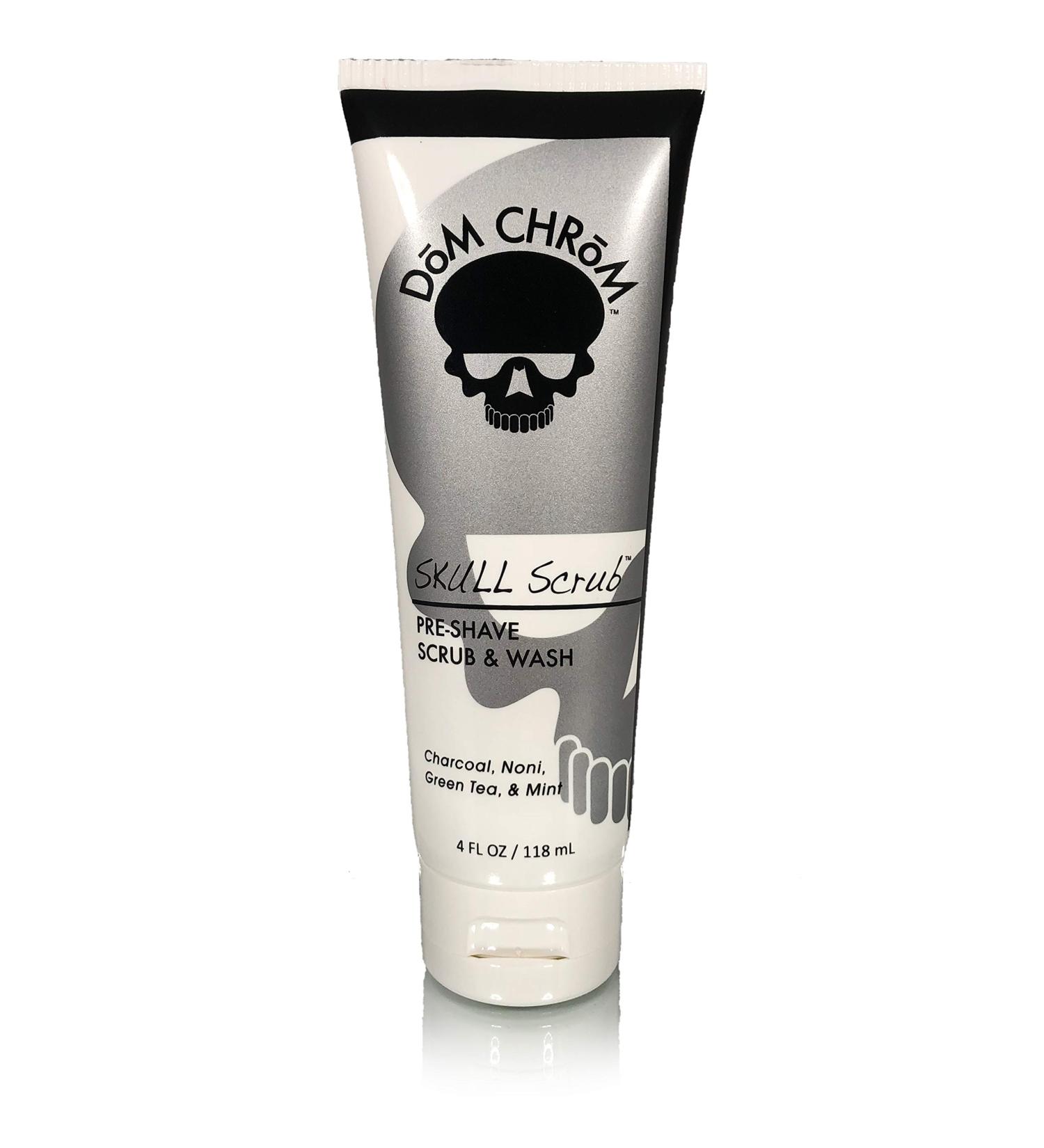 Buy D M CHR M Bald Shaving SKULL Scrub Pre-Shave Wash - 4 fl oz | Best International Shipping - Buy Online on GoSupps.com