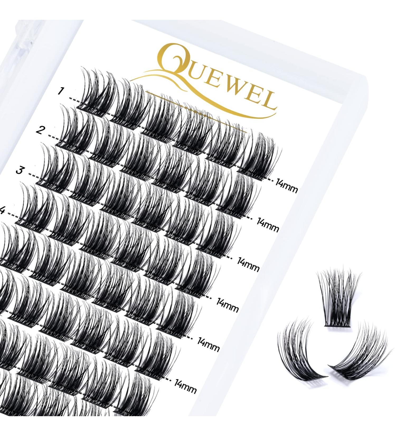 Buy D Curl 14mm Individual Eyelashes | Single Quewel DIY Eyelash Extensions | Natural Makeup | Ships Internationally - Buy Online on GoSupps.com