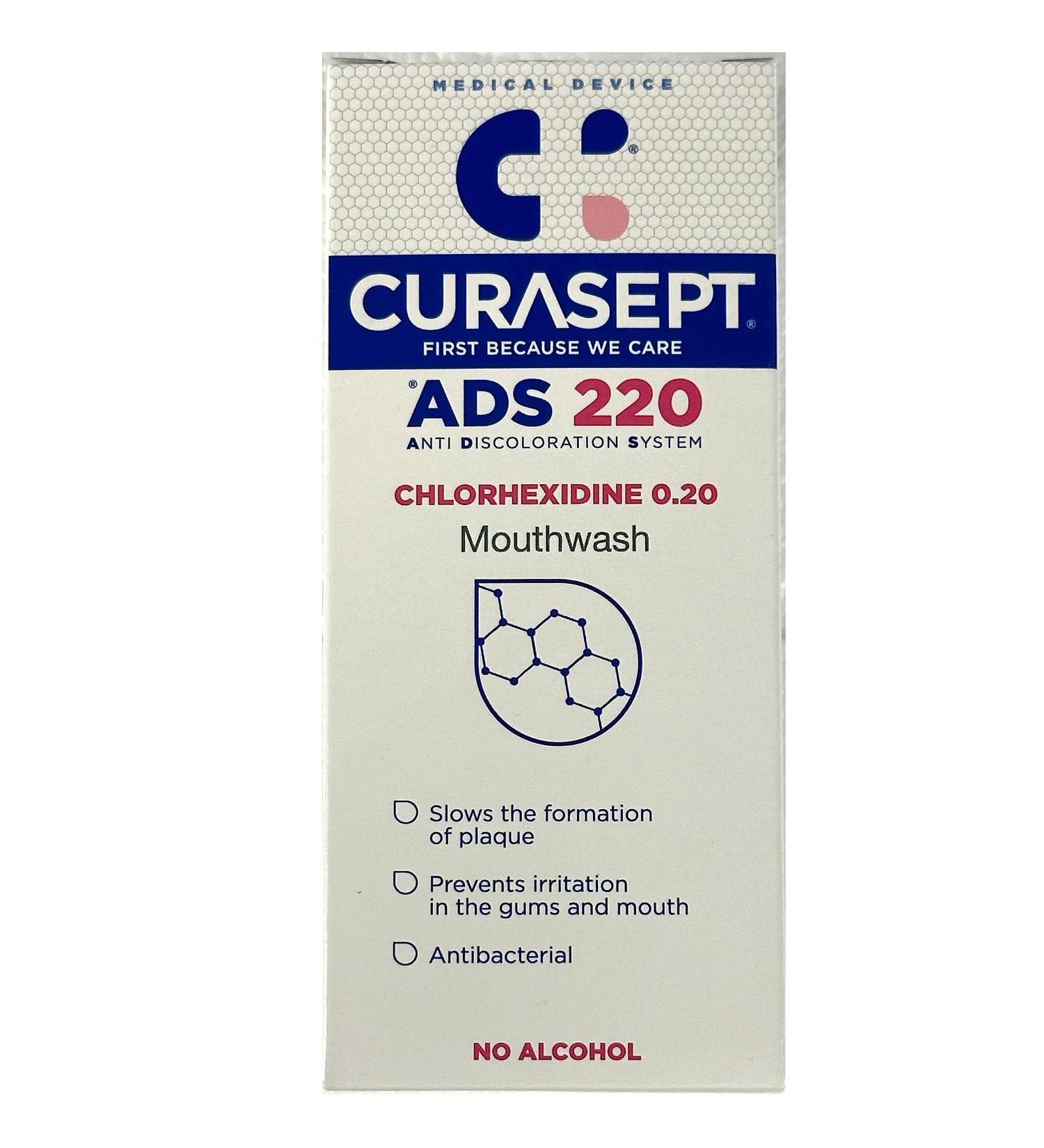 Curasept Mouthwash 0.2% 200ml - Effective Oral Rinse (Pack of 1) - Buy Online on GoSupps.com