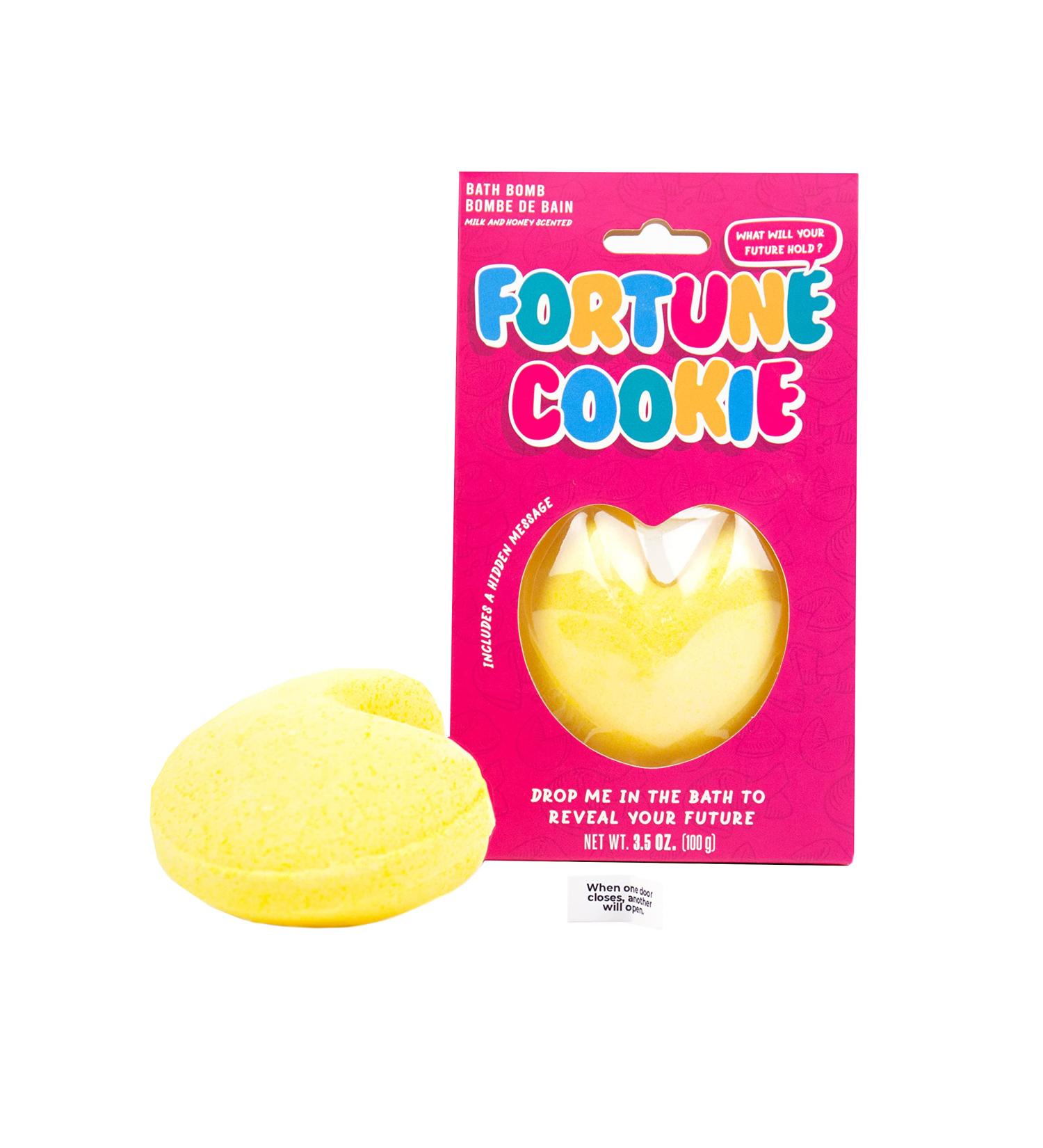 Gift Republic Fortune Cookie Bath Bomb 100g - Milk and Honey Scent, Multicoloured - Buy Online on GoSupps.com