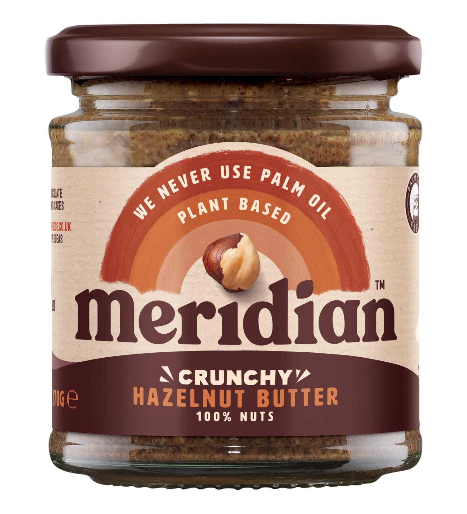Meridian Crunchy Hazelnut Butter 100 % Nuts 170 g