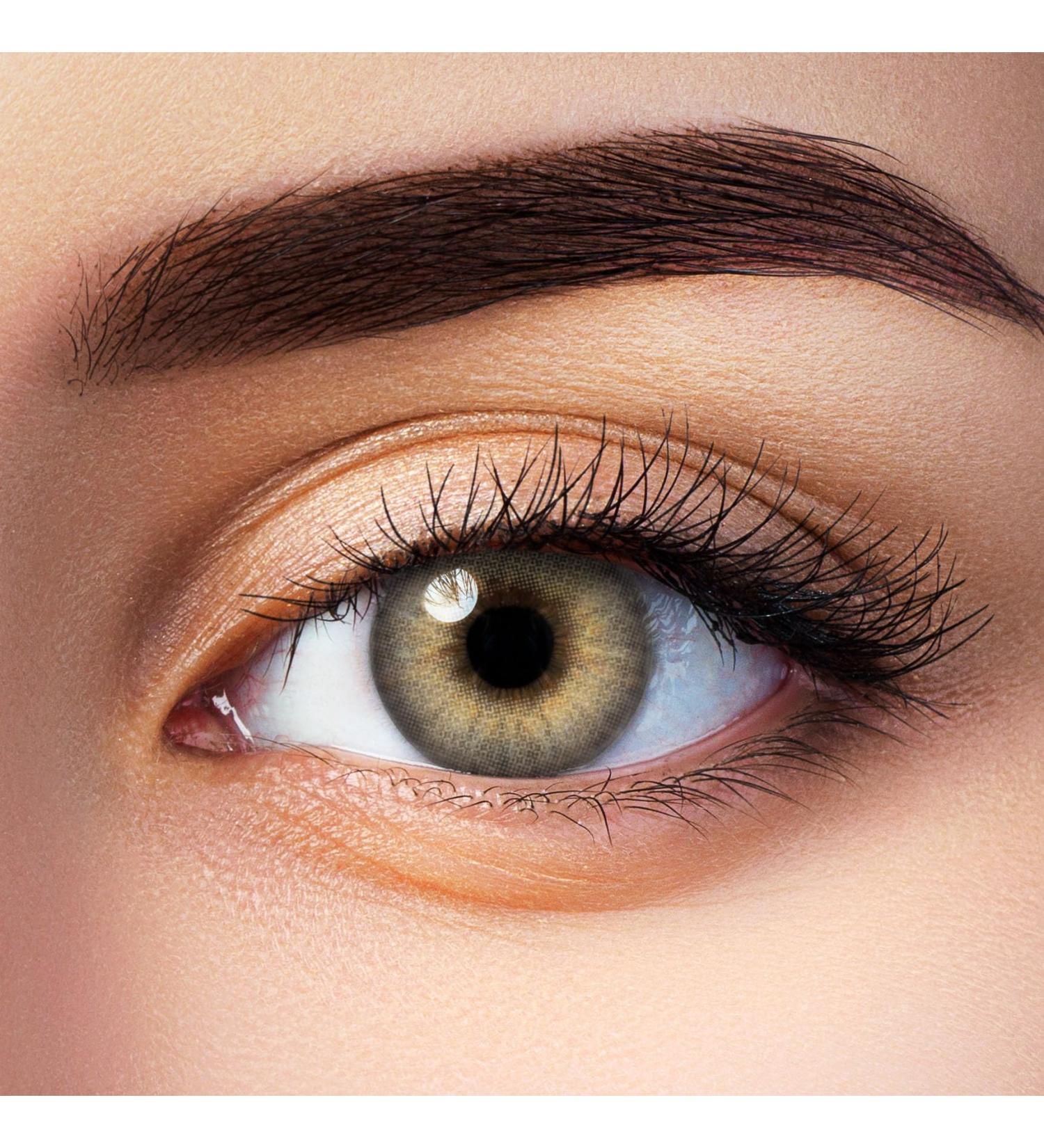 Aricona Gray Colored Contact Lenses -3.25 Diopters | Premium Hydrogel Natural Look for Glasses Wearers - Buy Online on GoSupps.com