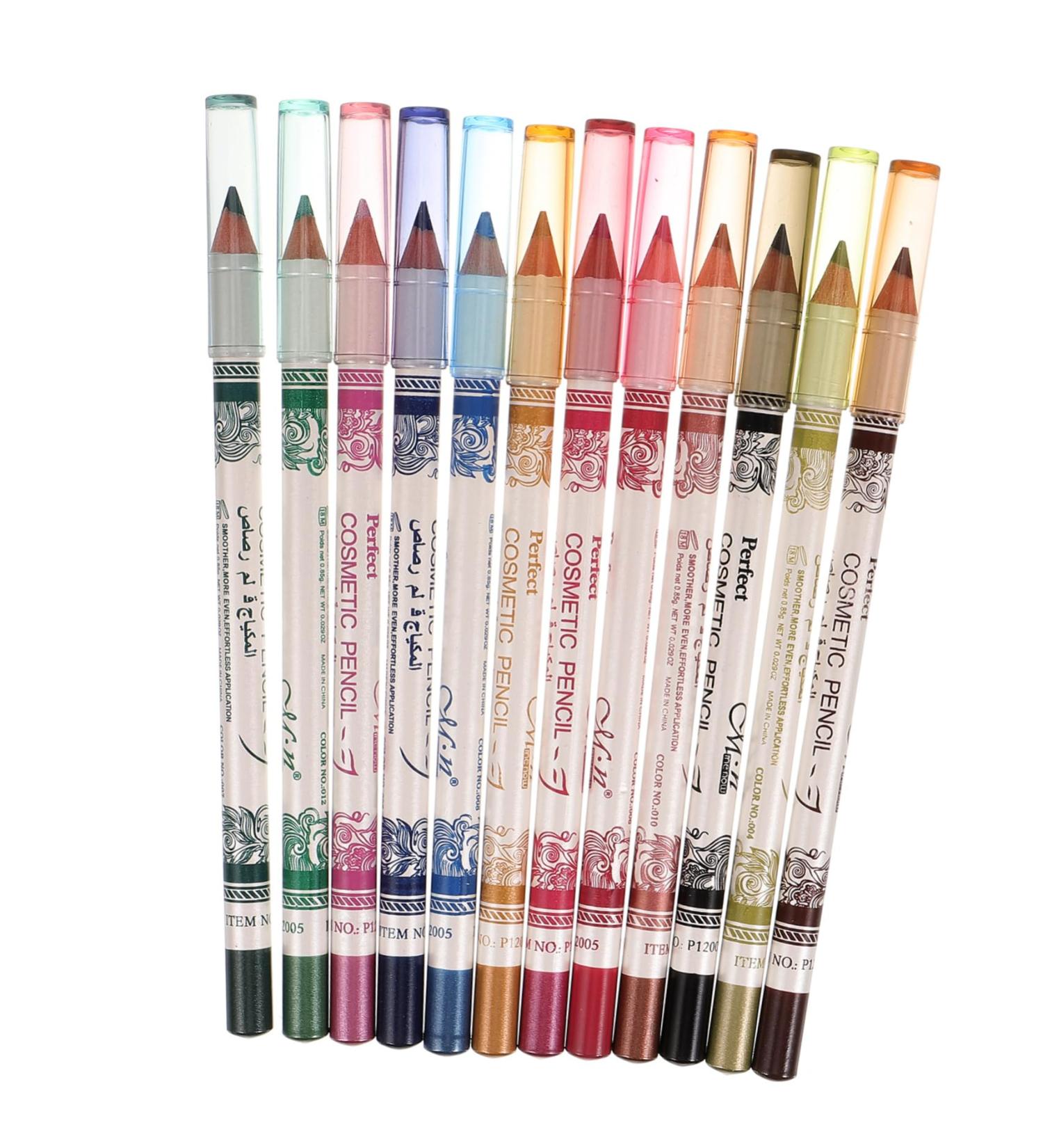 FRCOLOR Eyeliner Pen Pcs Colored Eyeliner Pencils Color Colored s Colorful Makeup Makeup Set Lip Line Bamboo Waterproof Mediumx2pcs as shownx2pcs - Buy Online on GoSupps.com