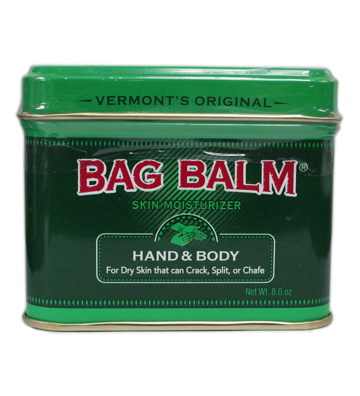 Bag Balm Vermont Original Moisturizing Ointment 8oz (2 Pack) - Soften & Hydrate Skin - Buy Online on GoSupps.com