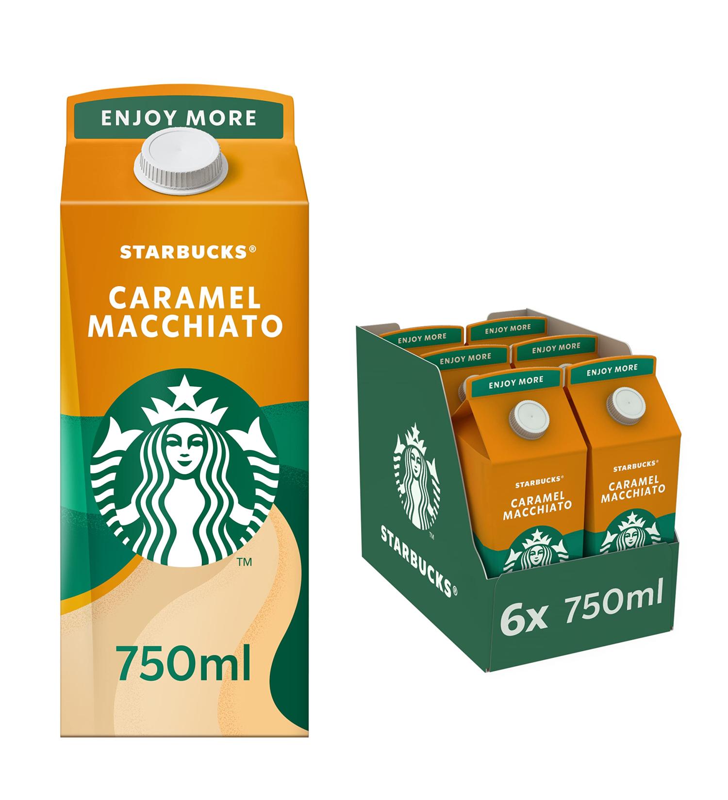 Buy Starbucks Caramel Macchiato Flavour Iced Coffee (6 x 750ml) - International Shipping Available - Buy Online on GoSupps.com