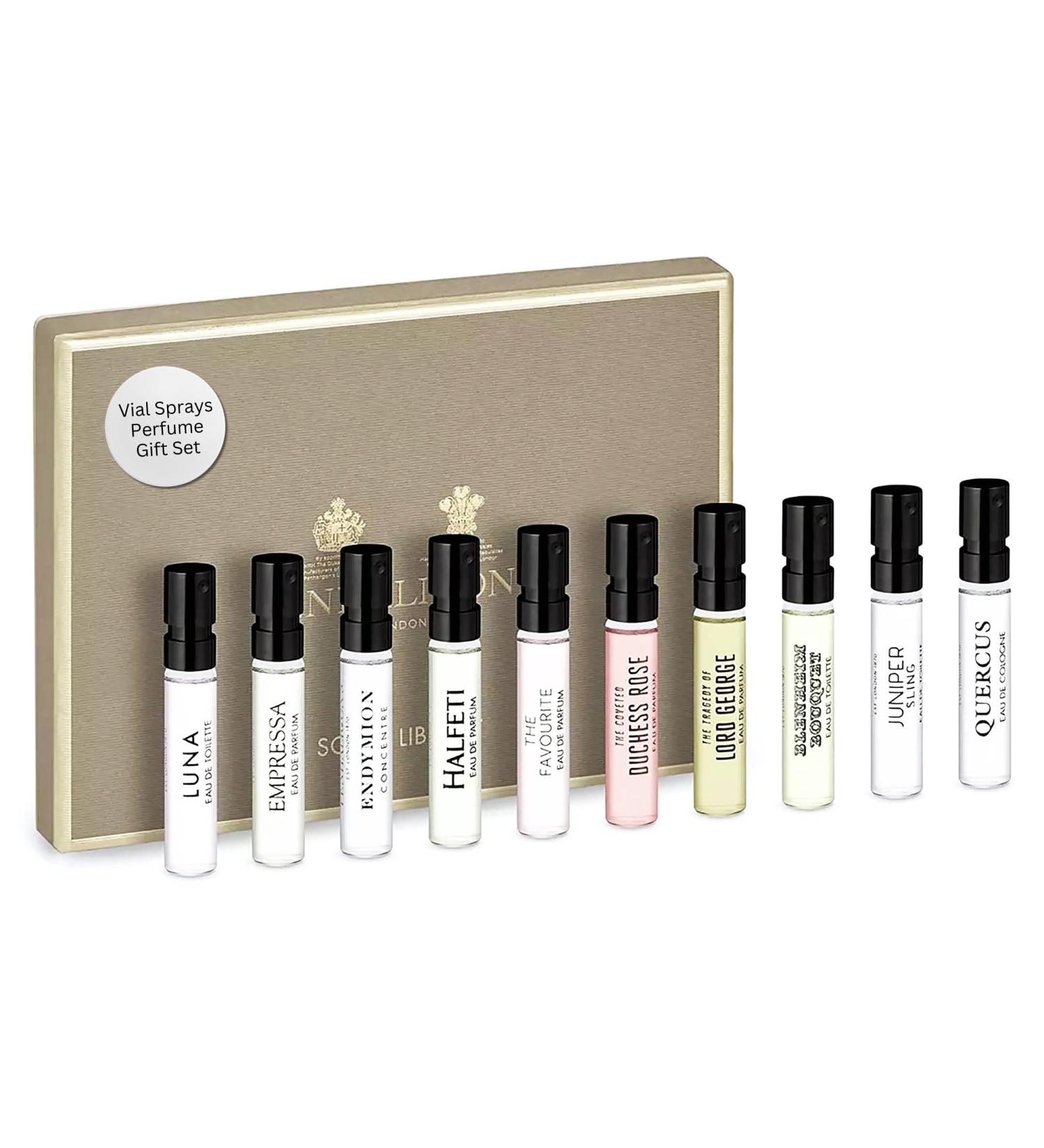 Penhaligon's Scent Library Perfume for Women and Men - 10 Piece Mini Vial Gift Set - Buy Online on GoSupps.com