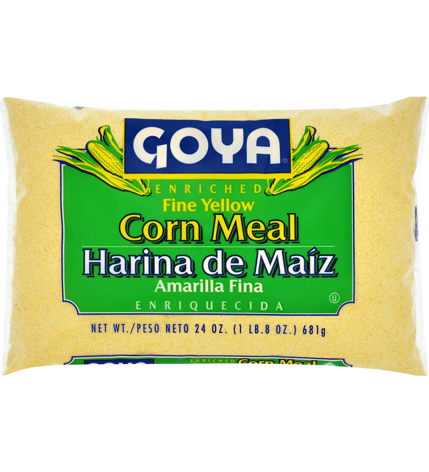 Goya Fine Corn Meal 24 oz - Pack of 12 (1.5 lb each) - Premium Quality Corn Flour for Delicious Meals - Buy Online on GoSupps.com
