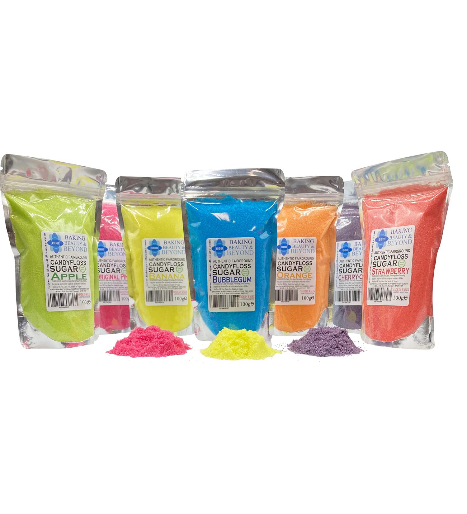 Baking Beauty & Beyond Original Blue Flavour Cotton Candy Floss Sugar 100g - Premium Natural Ingredients for Every Occasion - Buy Online on GoSupps.com