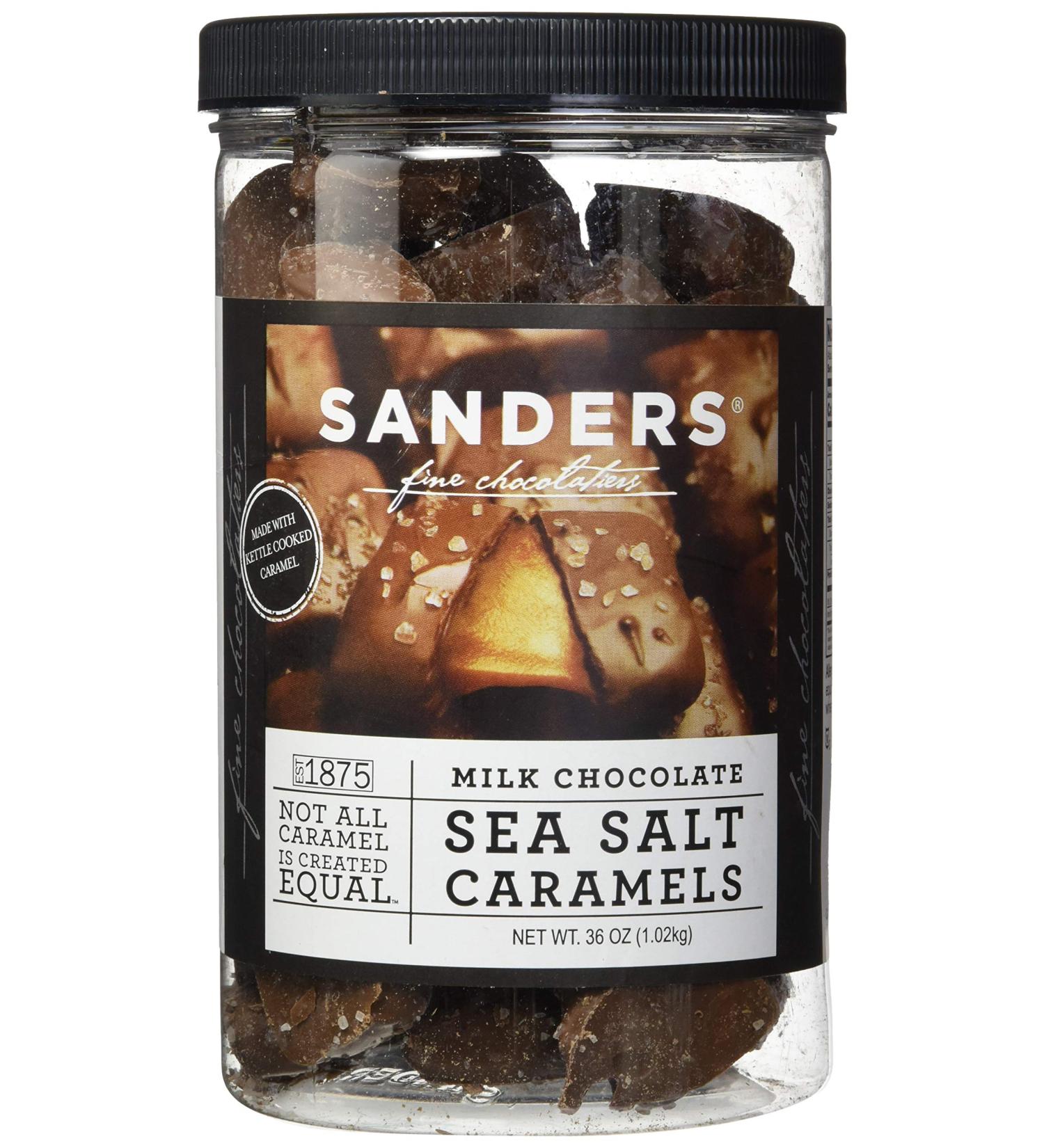 Sanders Milk Chocolate Sea Salt Caramels - 36 Oz. (2.25 lb) 1 - Buy Online on GoSupps.com