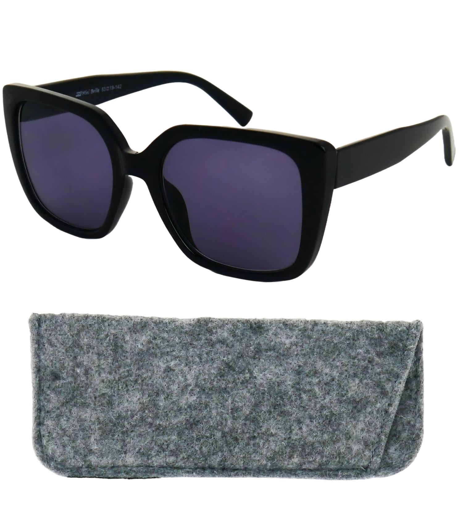 Stylish Retro Mini Glasses | Prescription Butterfly Sunglasses for Women | Thick Frame Free Case 1.0 Diopter - Buy Online on GoSupps.com