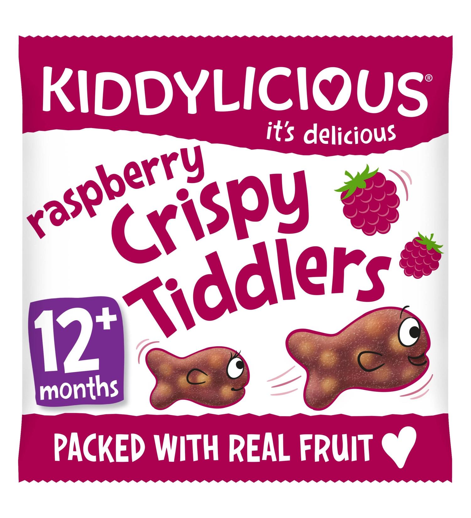 Kiddylicious Raspberry Crispies Tiddlers 12g - Buy Online on GoSupps.com